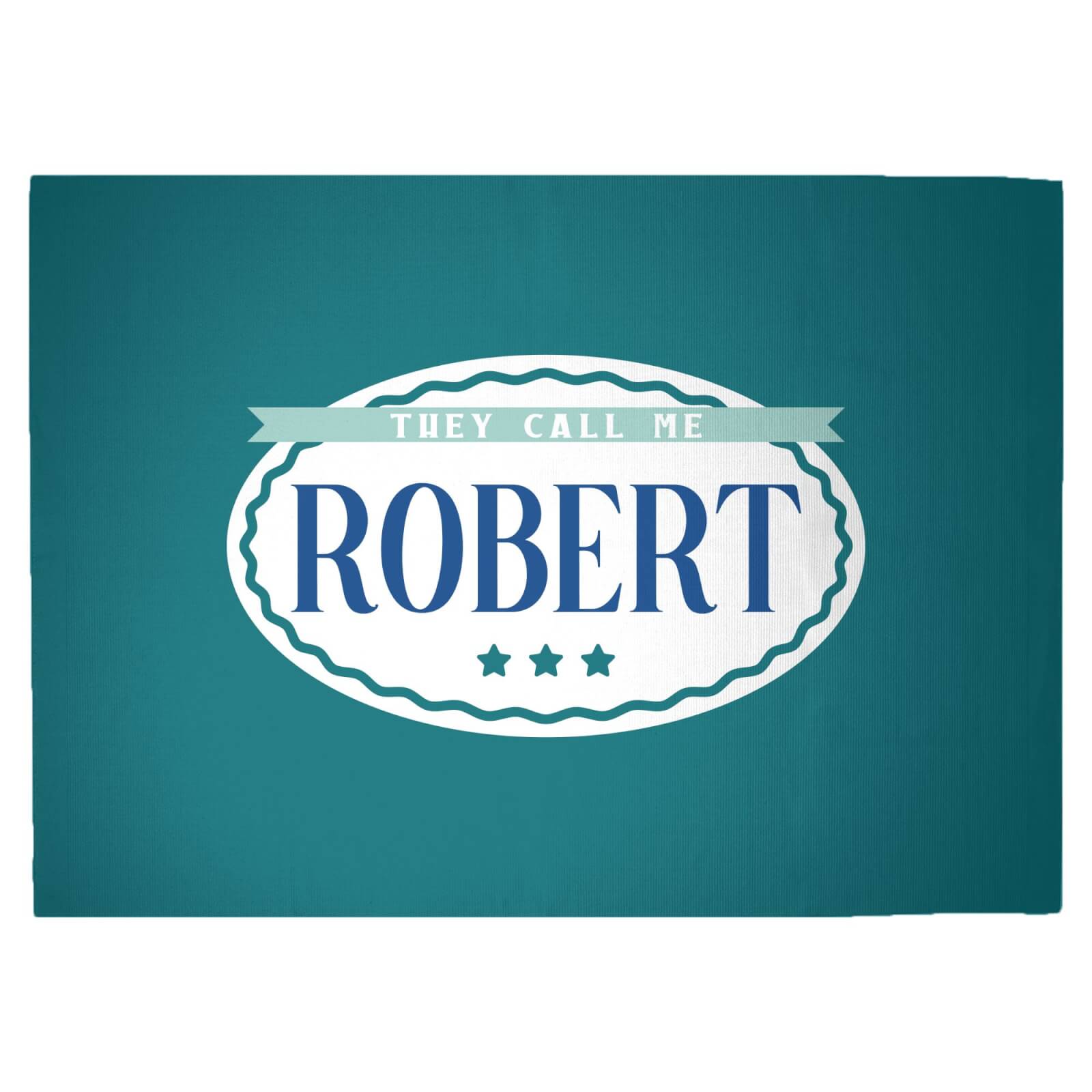 They Call Me Robert Woven Rug - Large