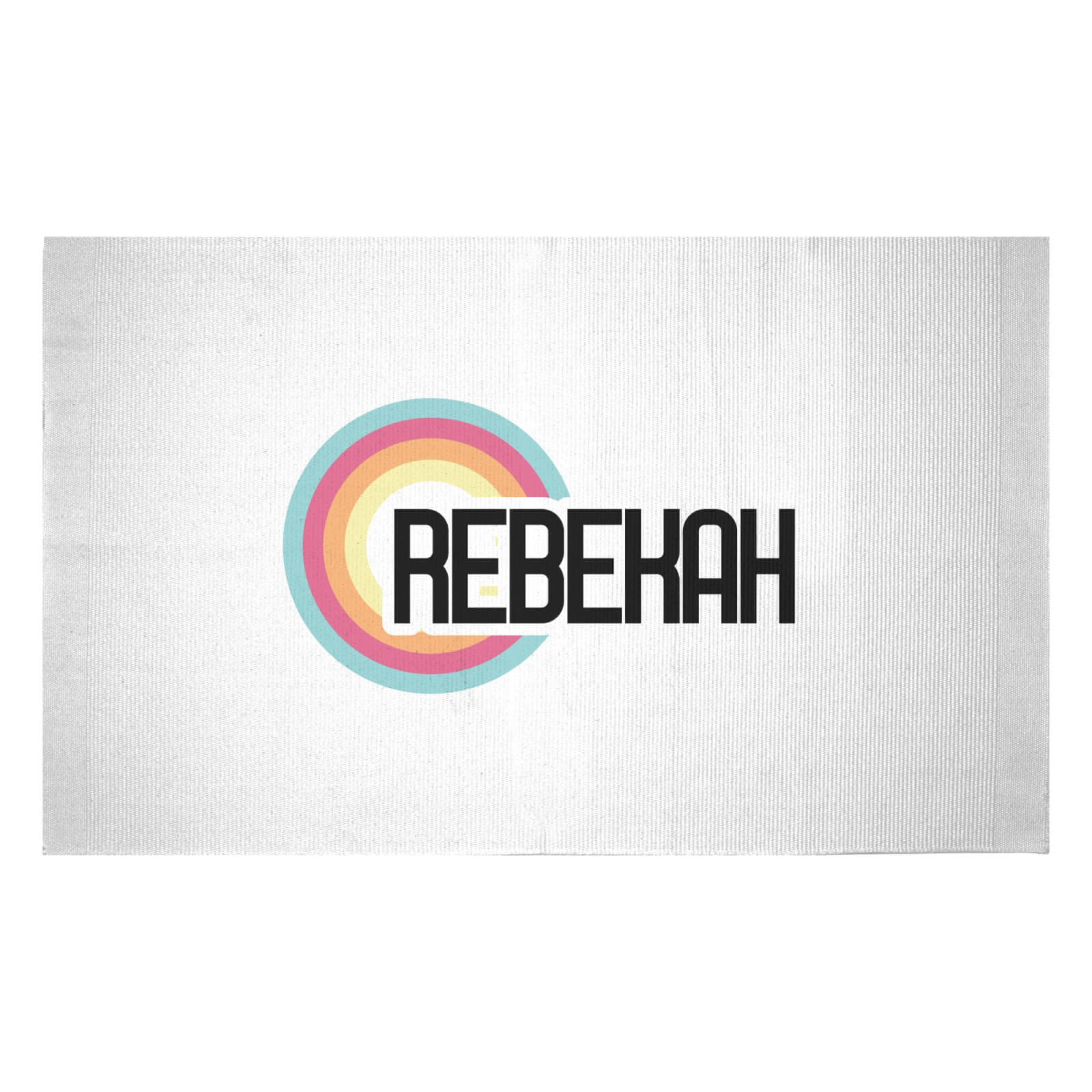 Rebekah Rainbow Woven Rug - Small