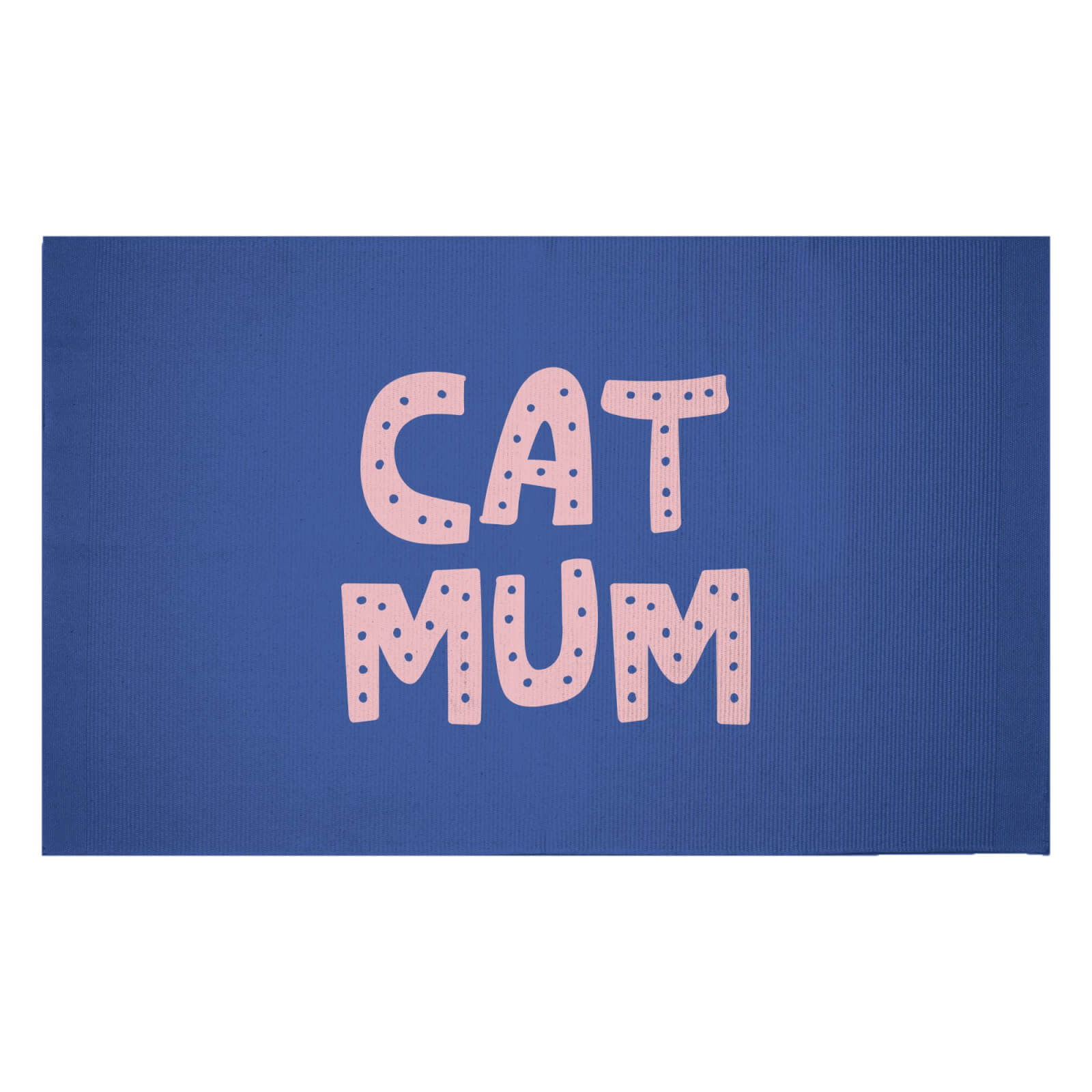 Cat Mum Woven Rug - Small