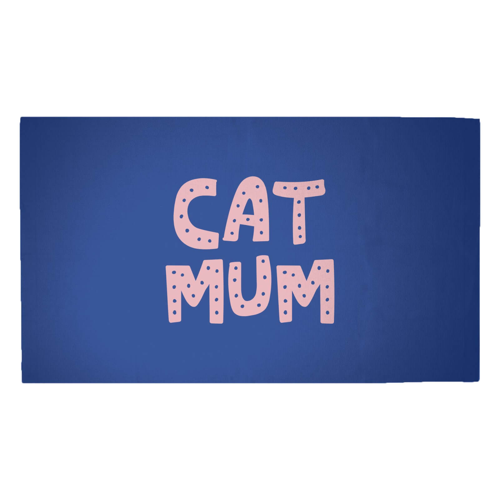 Cat Mum Woven Rug - Medium