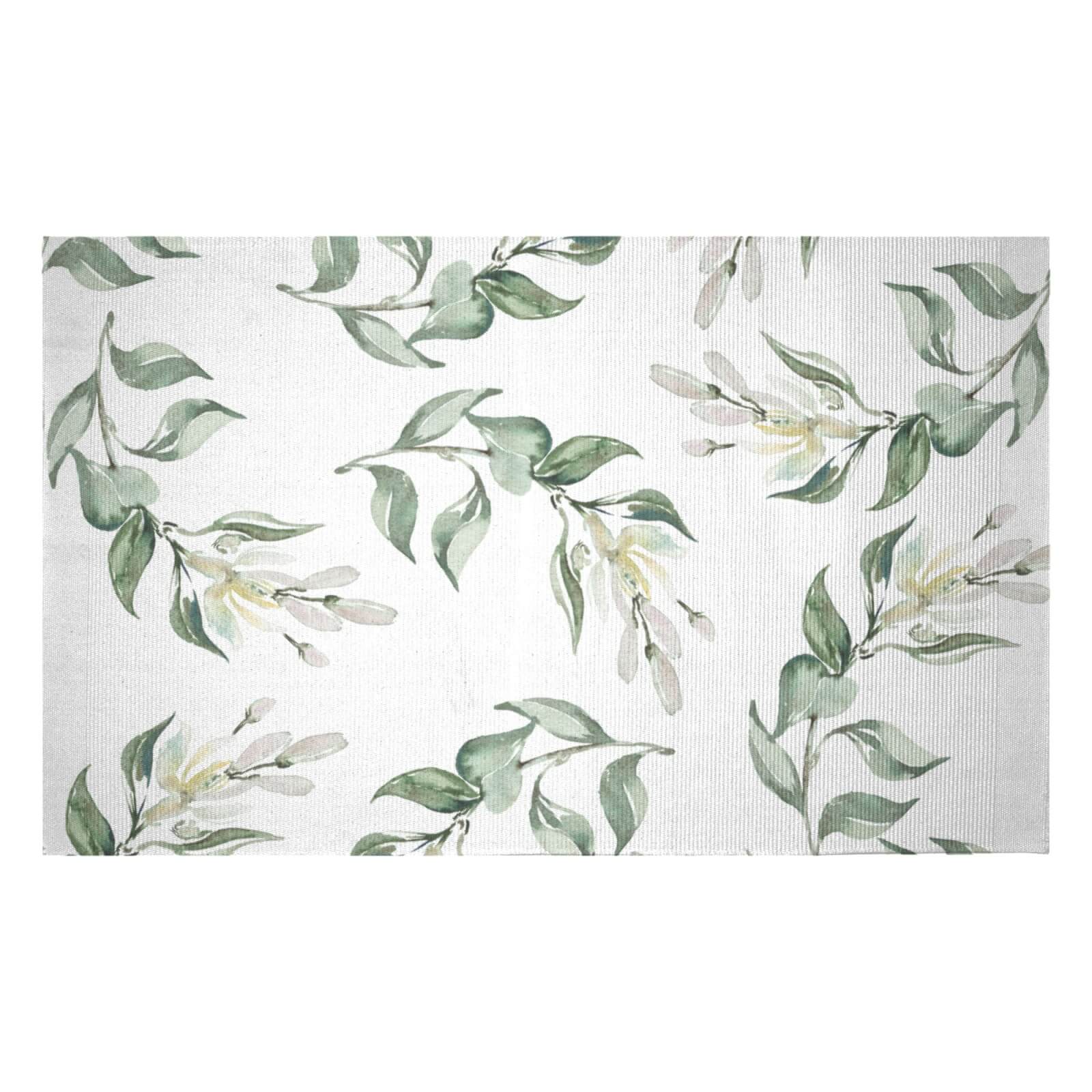 Leaves Woven Rug - Small