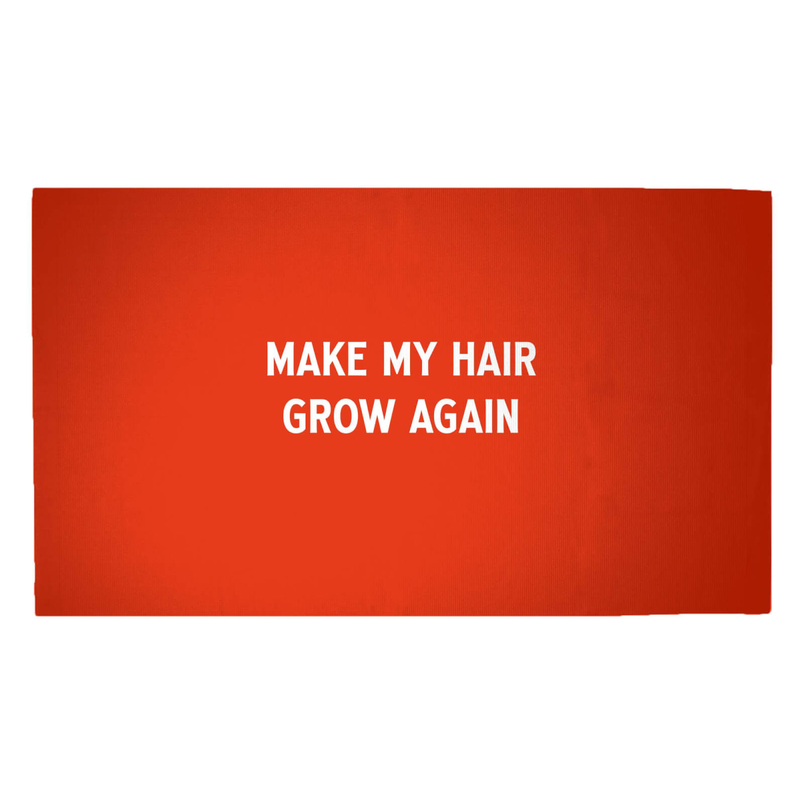 Make My Hair Grow Again Woven Rug - Medium