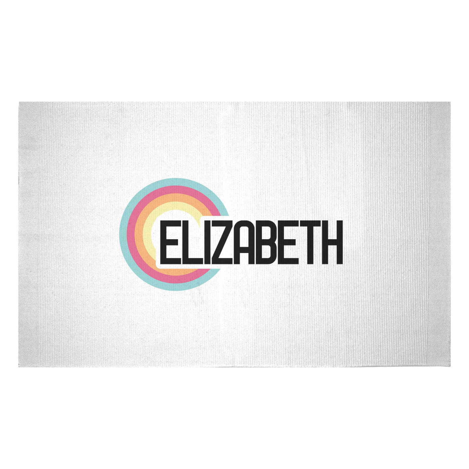 Elizabeth Rainbow Woven Rug - Small