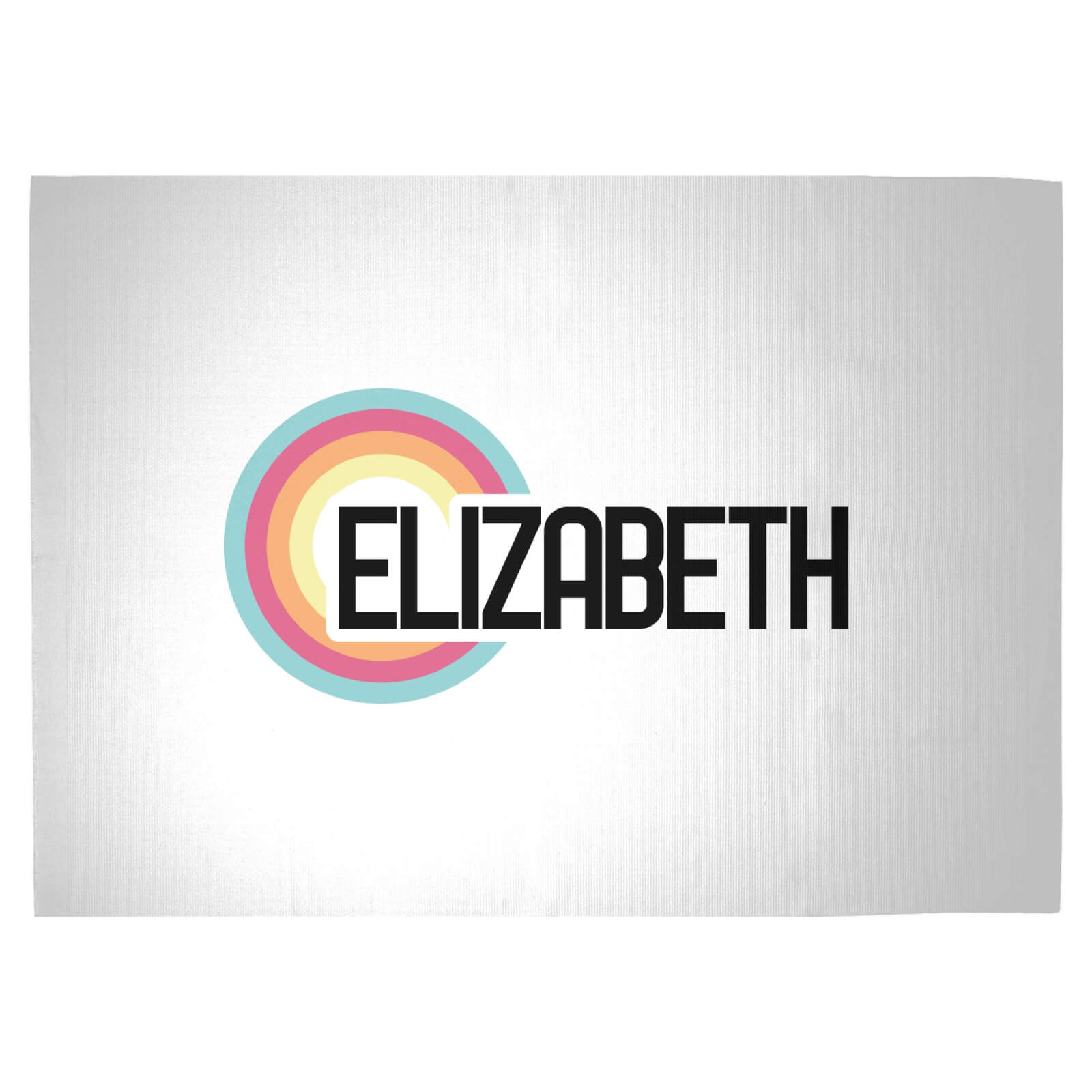 Elizabeth Rainbow Woven Rug - Large