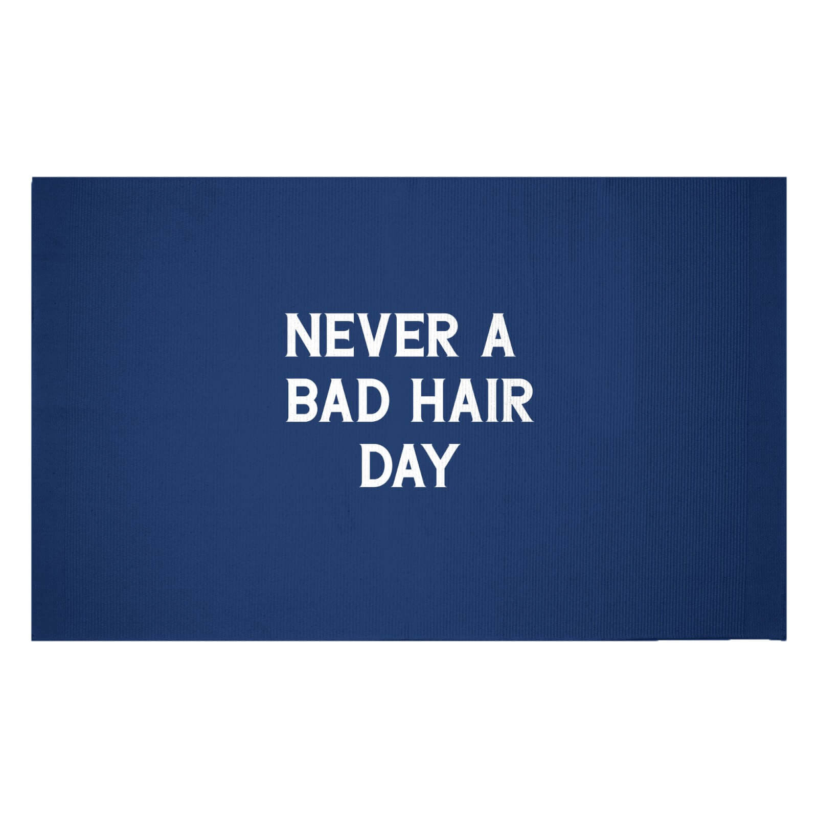 Never A Bad Hair Day Woven Rug - Small