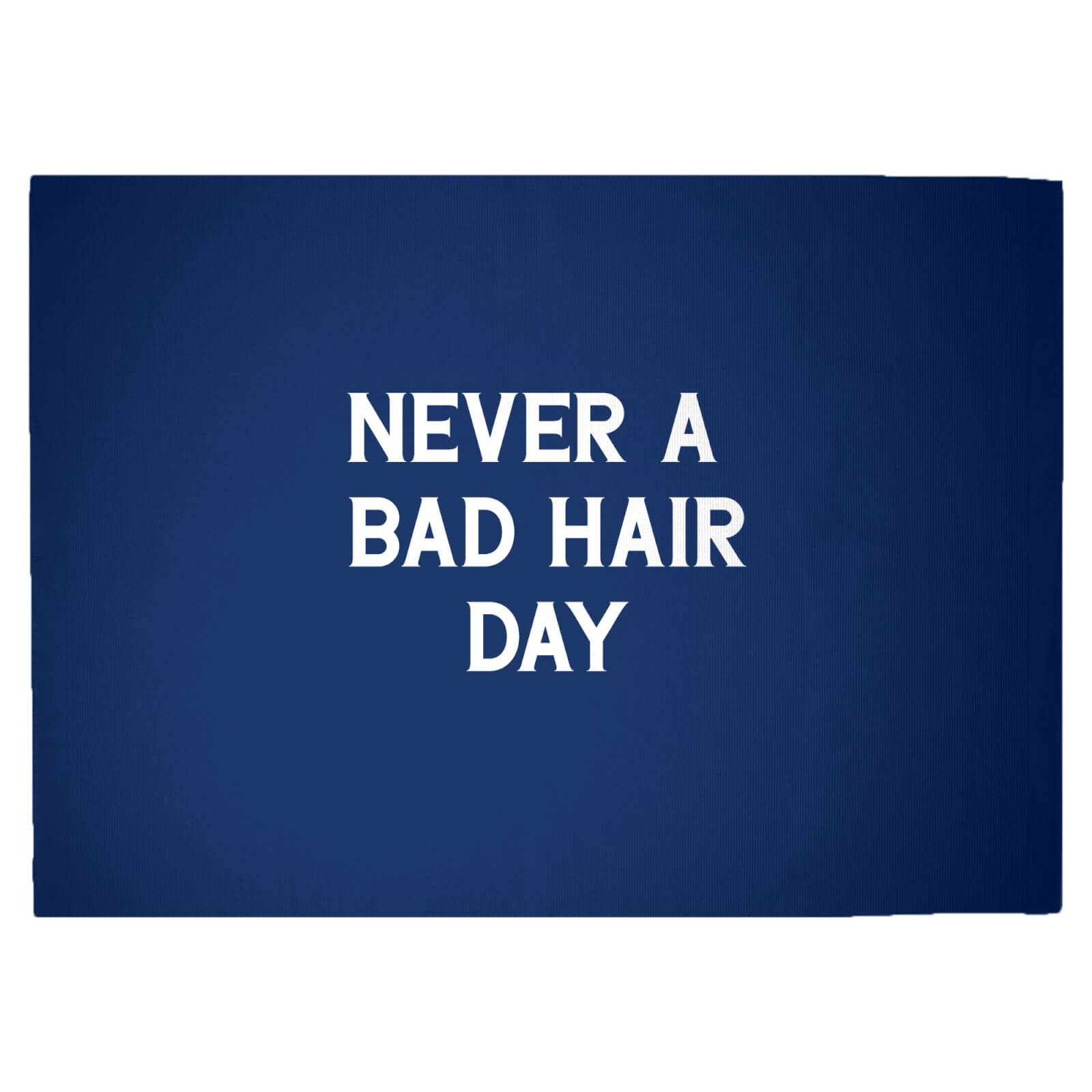 Never A Bad Hair Day Woven Rug - Large