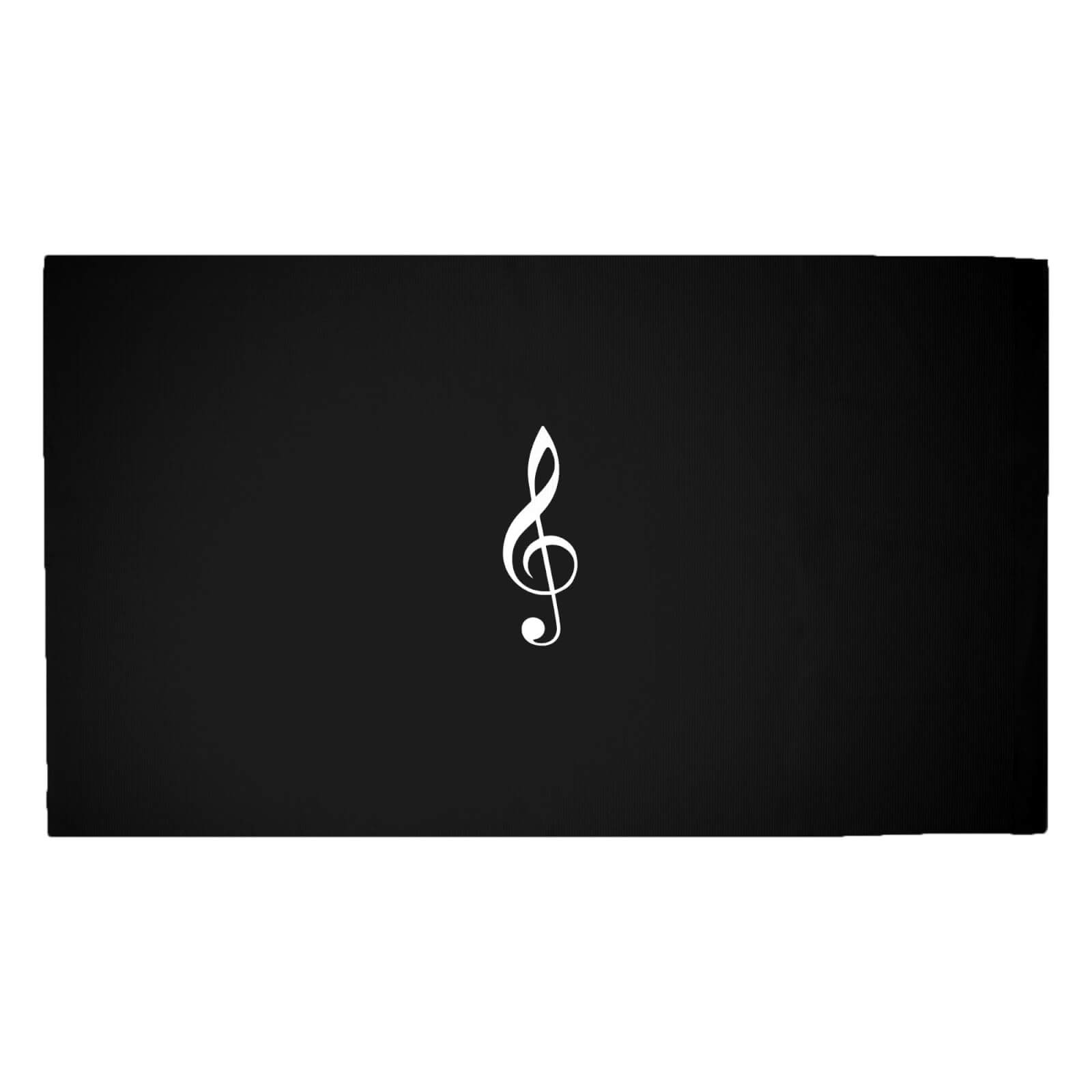 Treble Clef Woven Rug - Medium