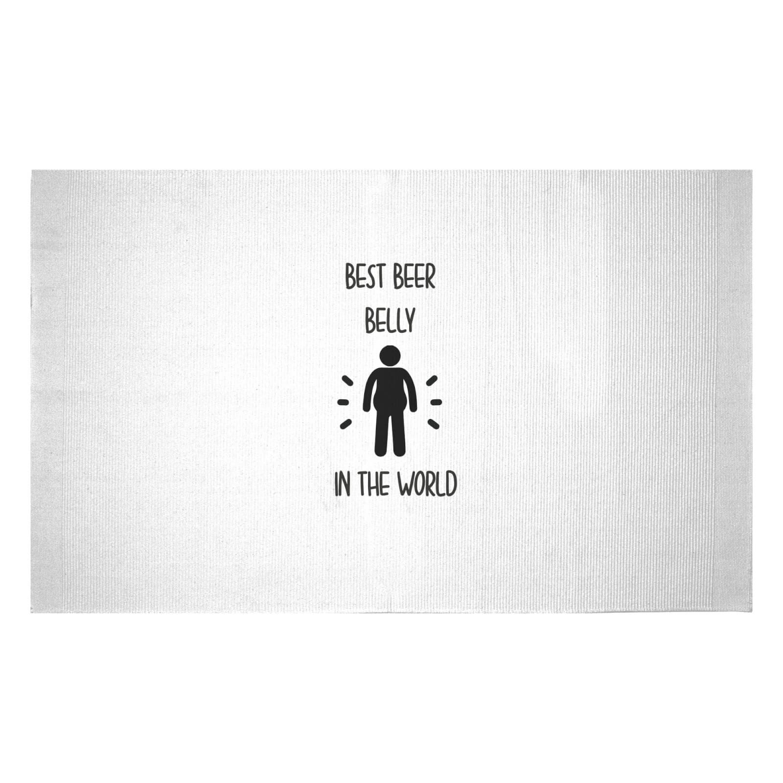Best Beer Belly In The World Woven Rug - Small