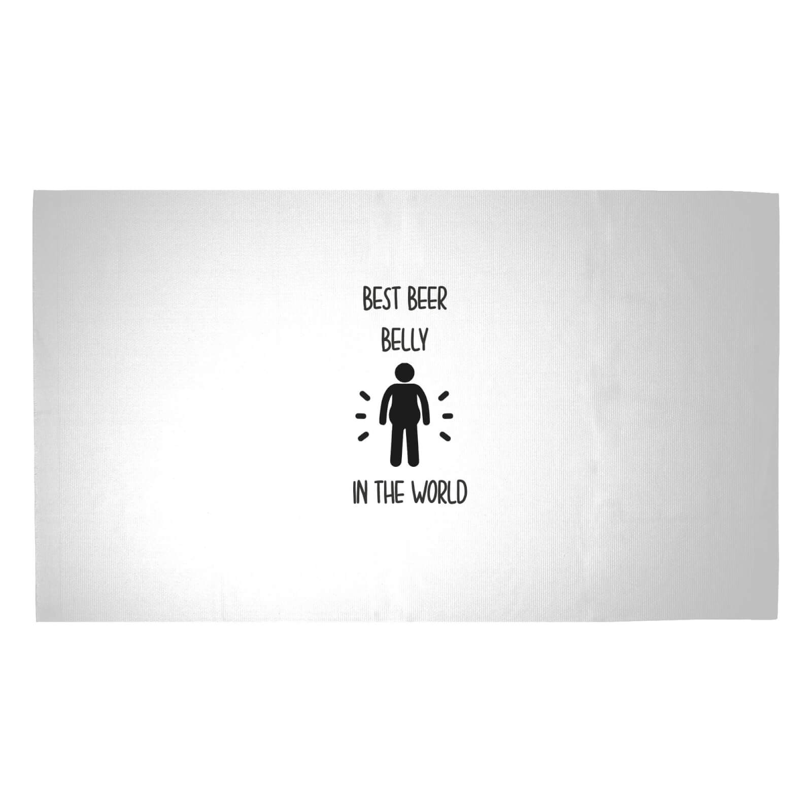 Best Beer Belly In The World Woven Rug - Medium
