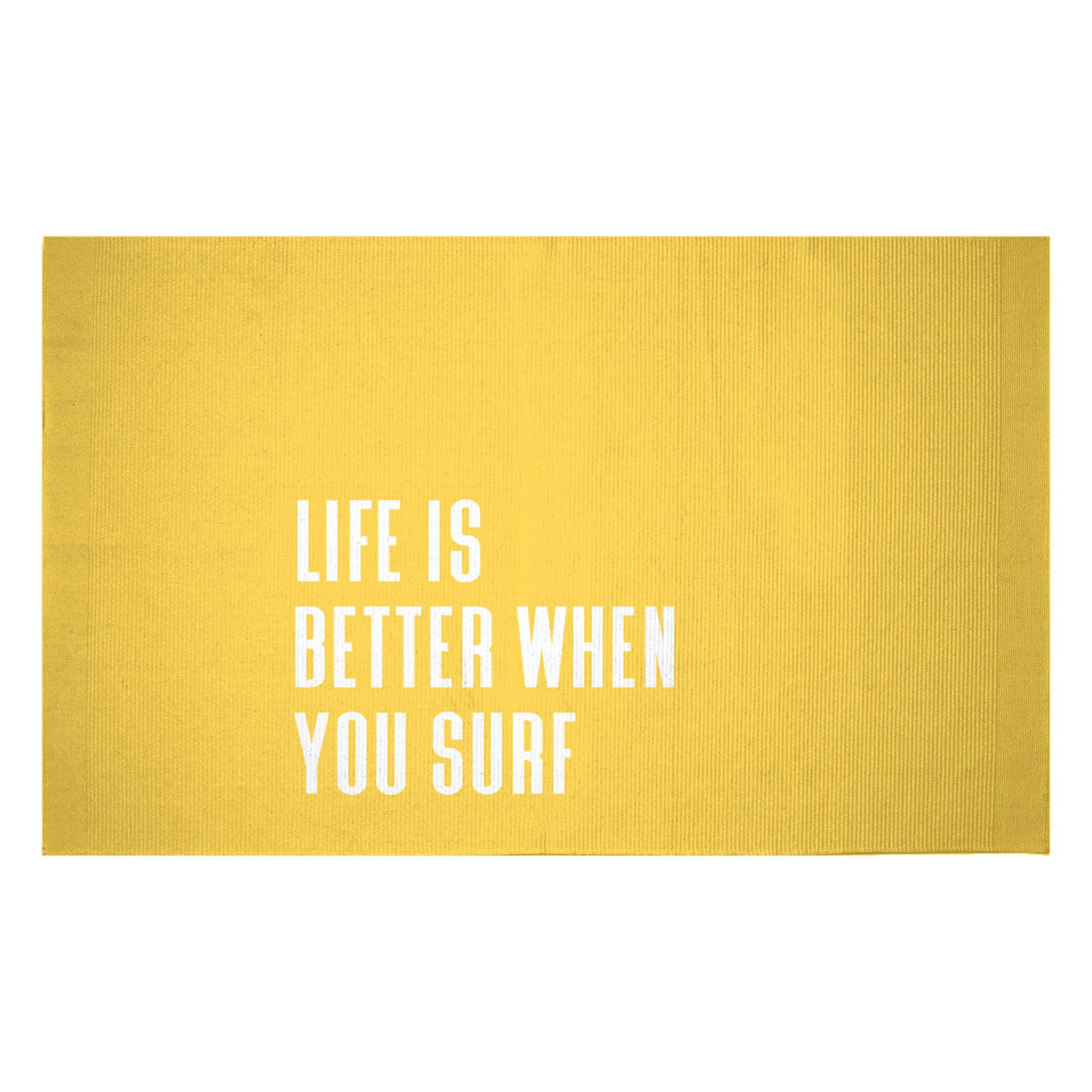 Life Is Better When You Surf Woven Rug - Small