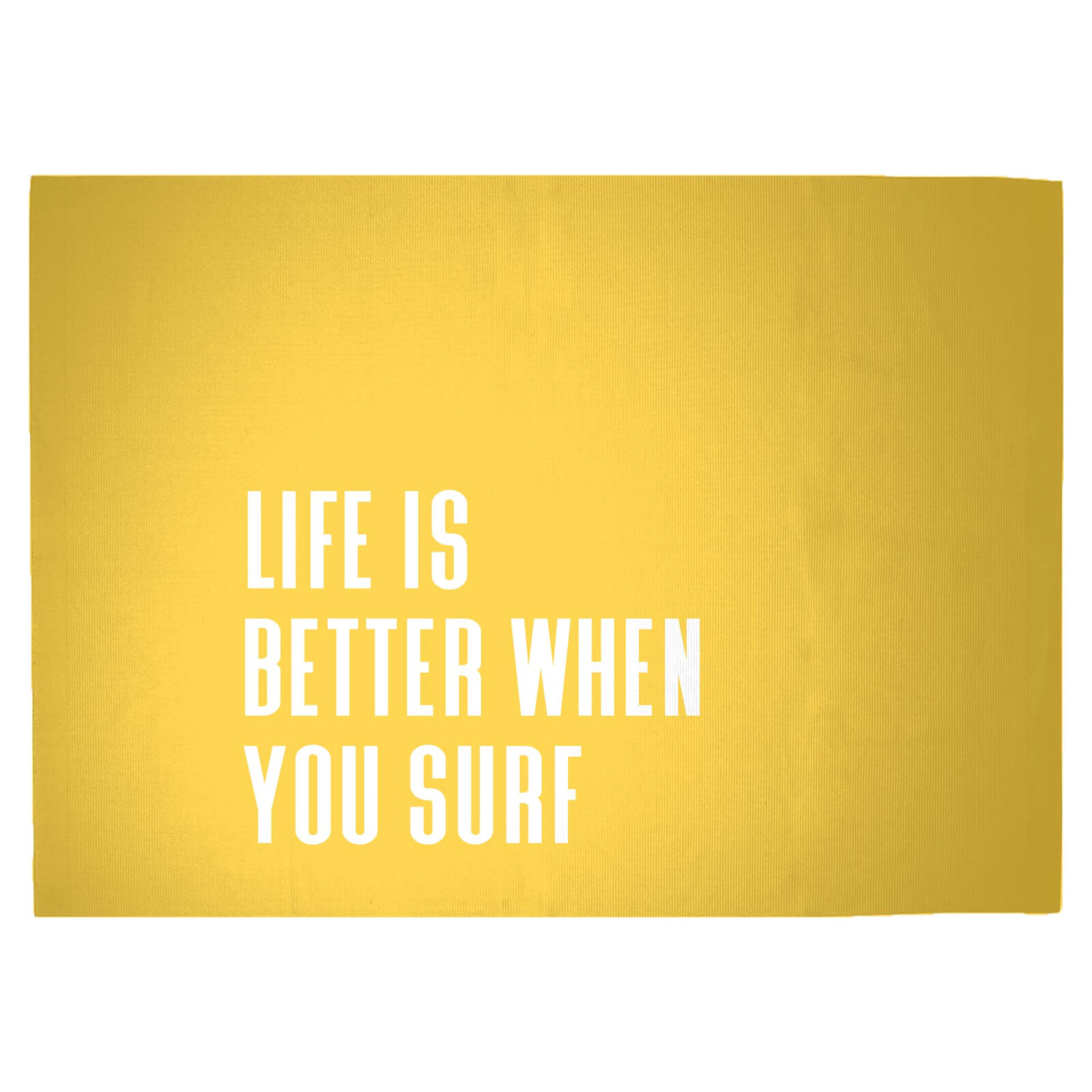 Life Is Better When You Surf Woven Rug - Large