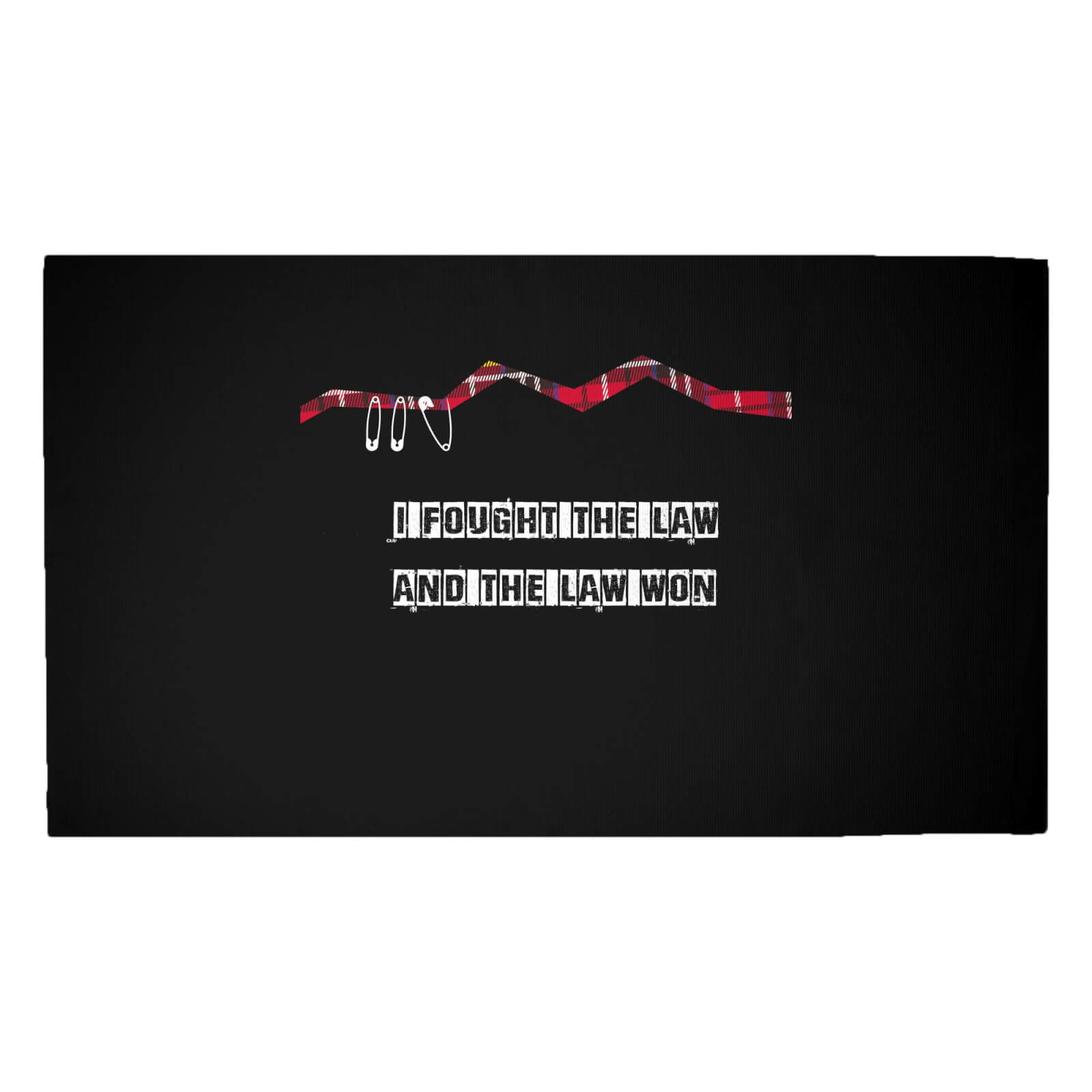 The Law Won Woven Rug - Medium