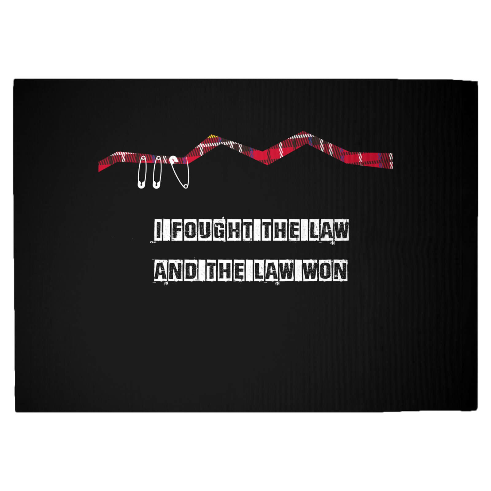 The Law Won Woven Rug - Large