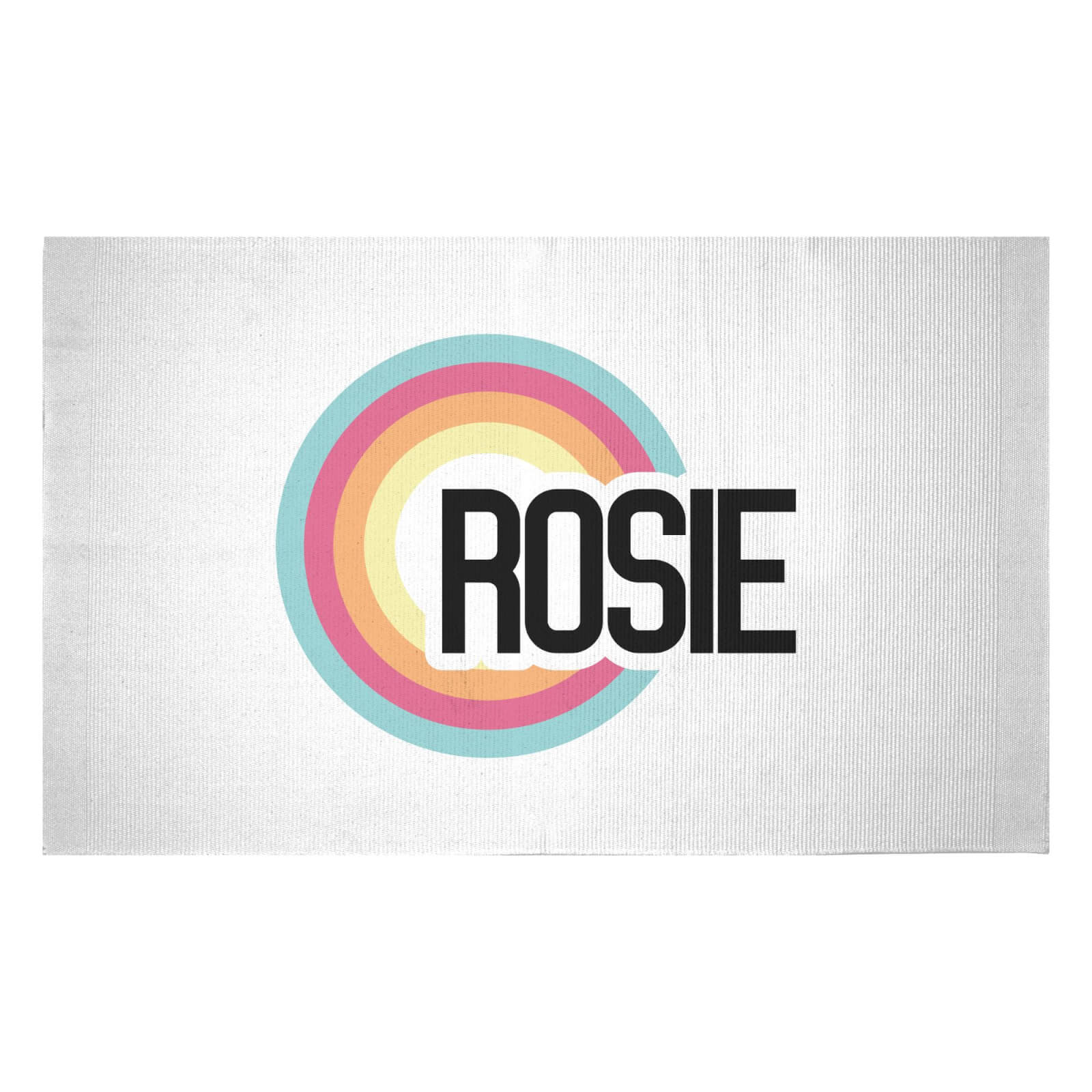 Rosie Rainbow Woven Rug - Small