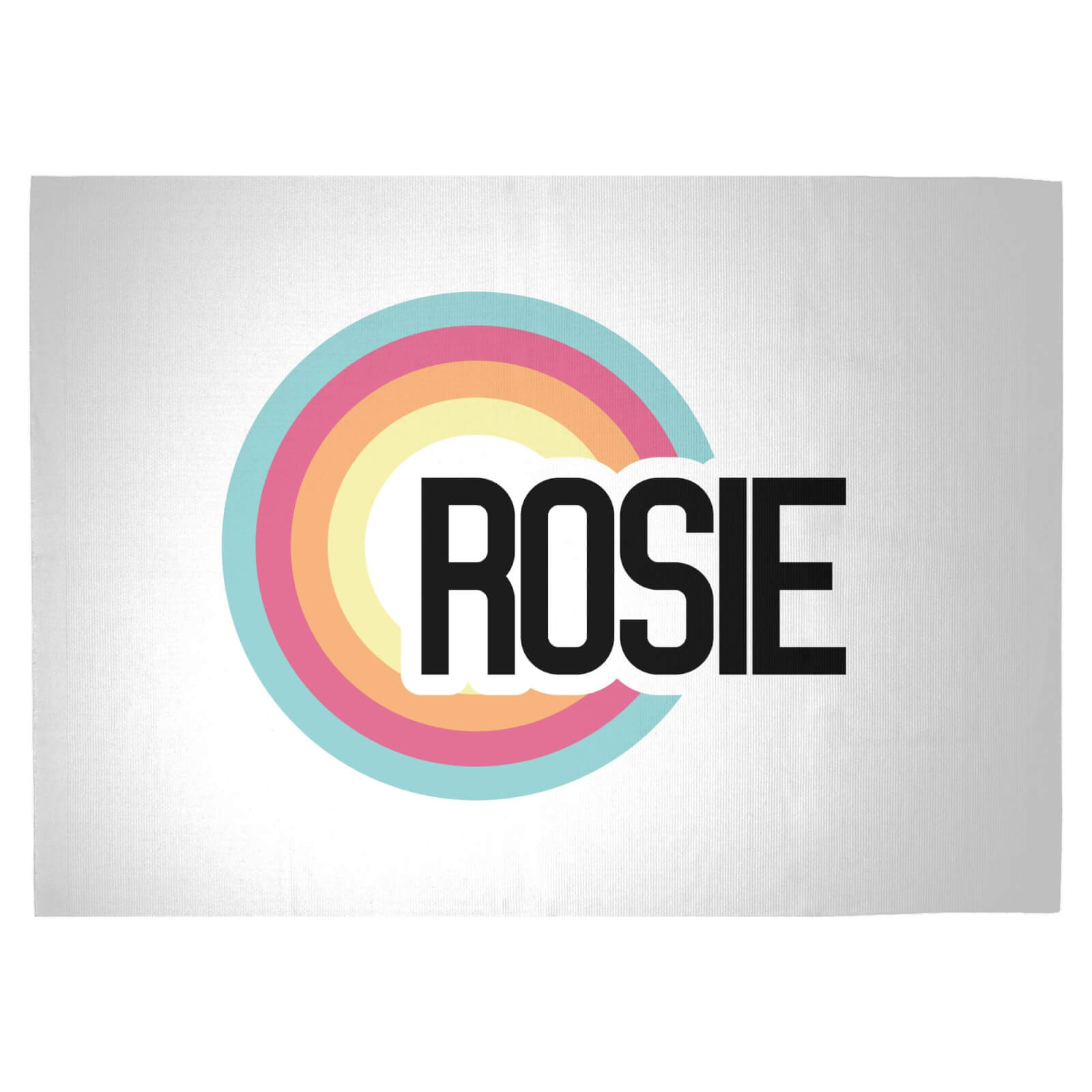 Rosie Rainbow Woven Rug - Large