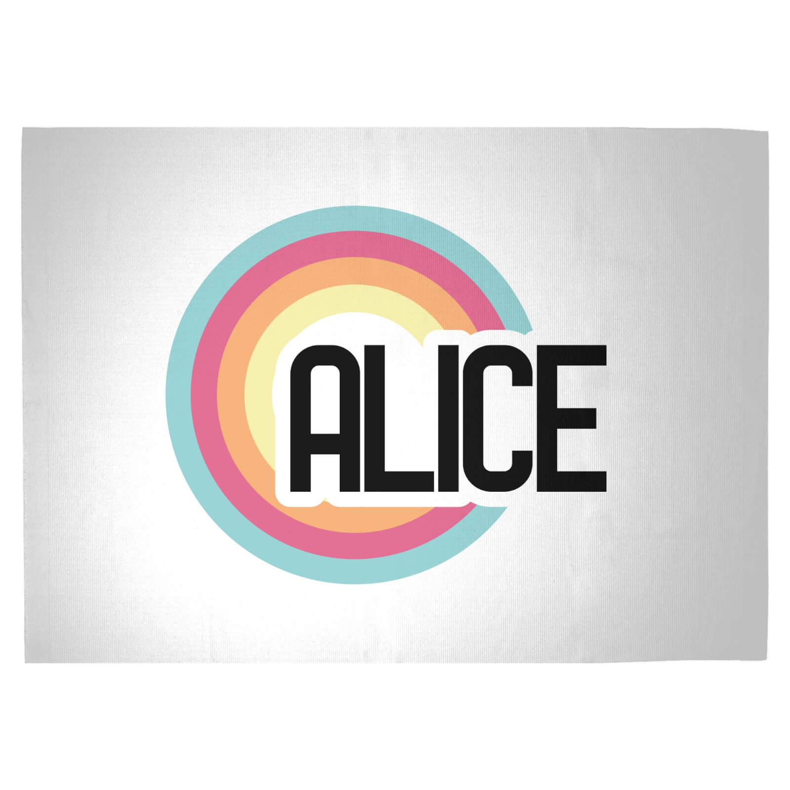 Alice Rainbow Woven Rug - Large