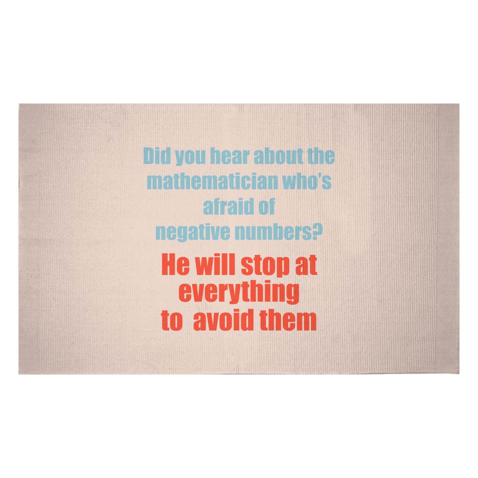 Mathematician Woven Rug - Small
