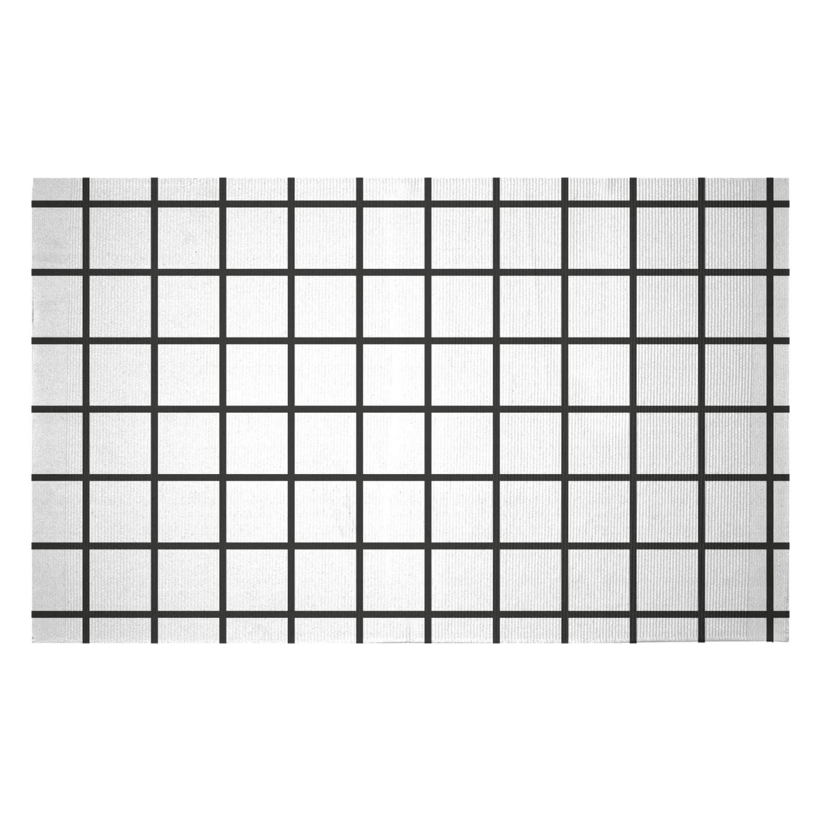 Grid Woven Rug - Small