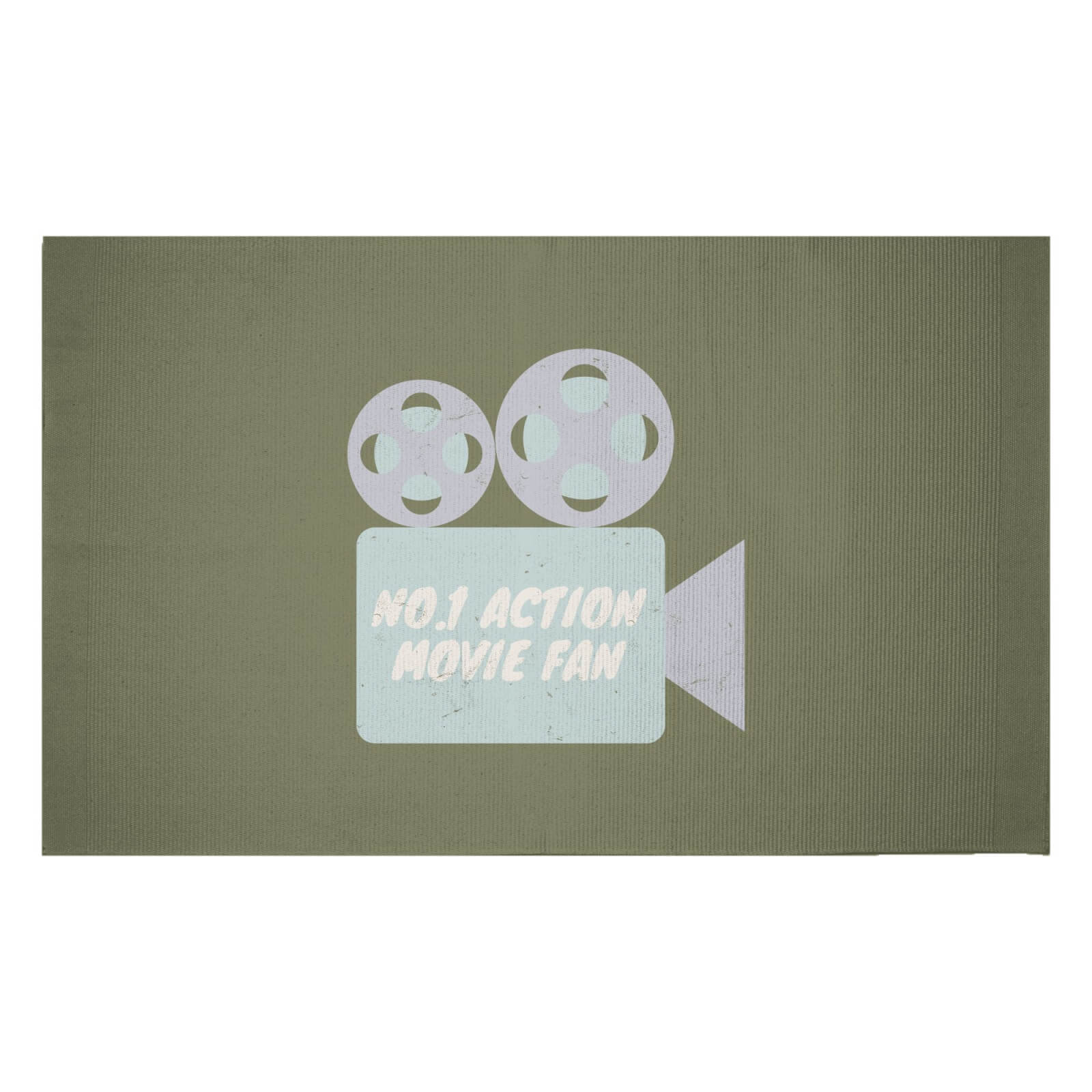 No.1 Action Movie Fan Woven Rug - Small