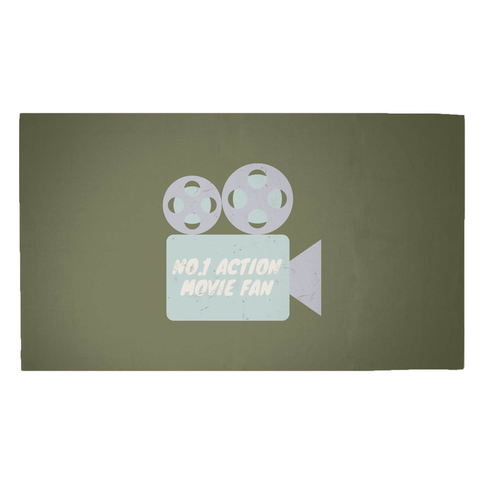 No.1 Action Movie Fan Woven Rug - Medium