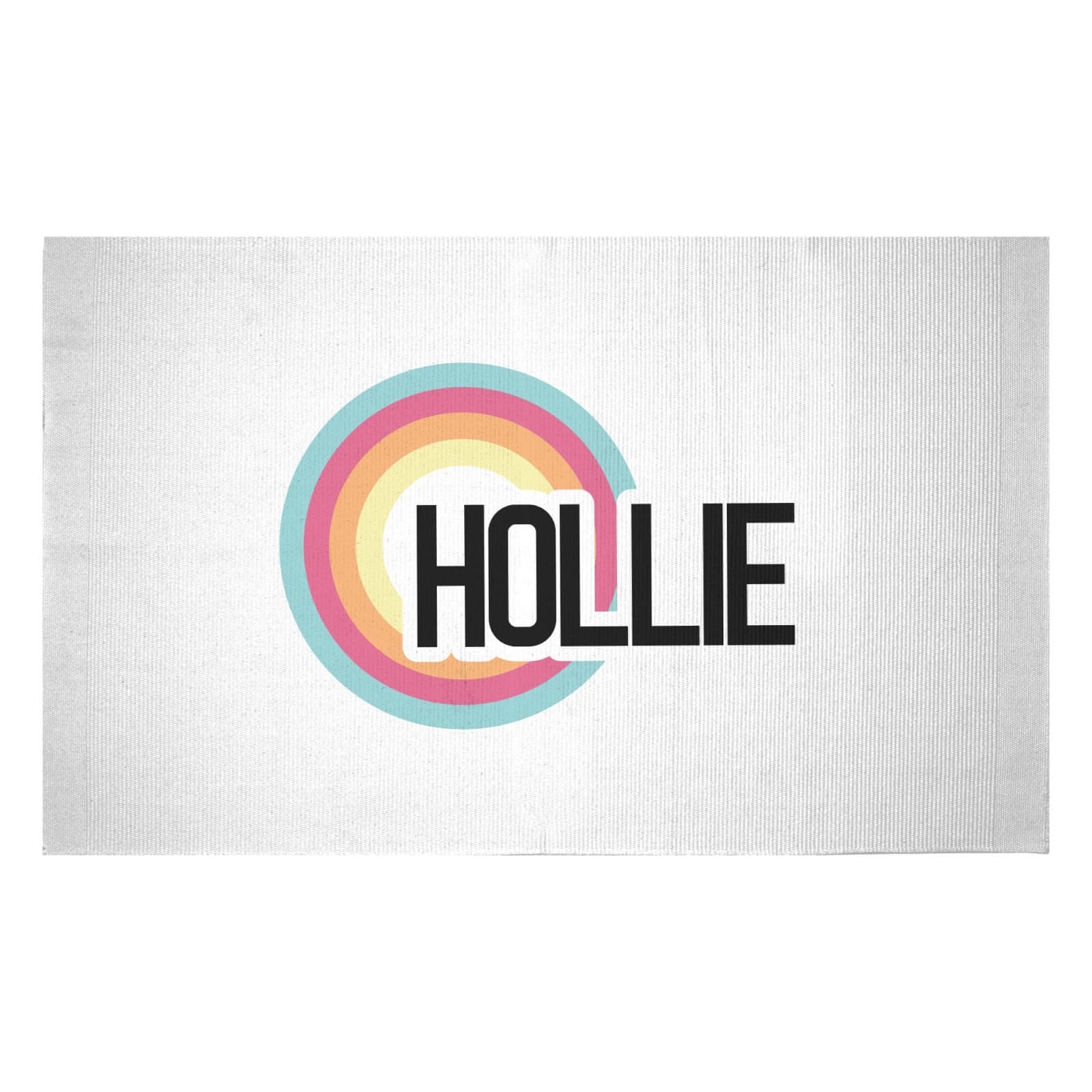 Hollie Rainbow Woven Rug - Small
