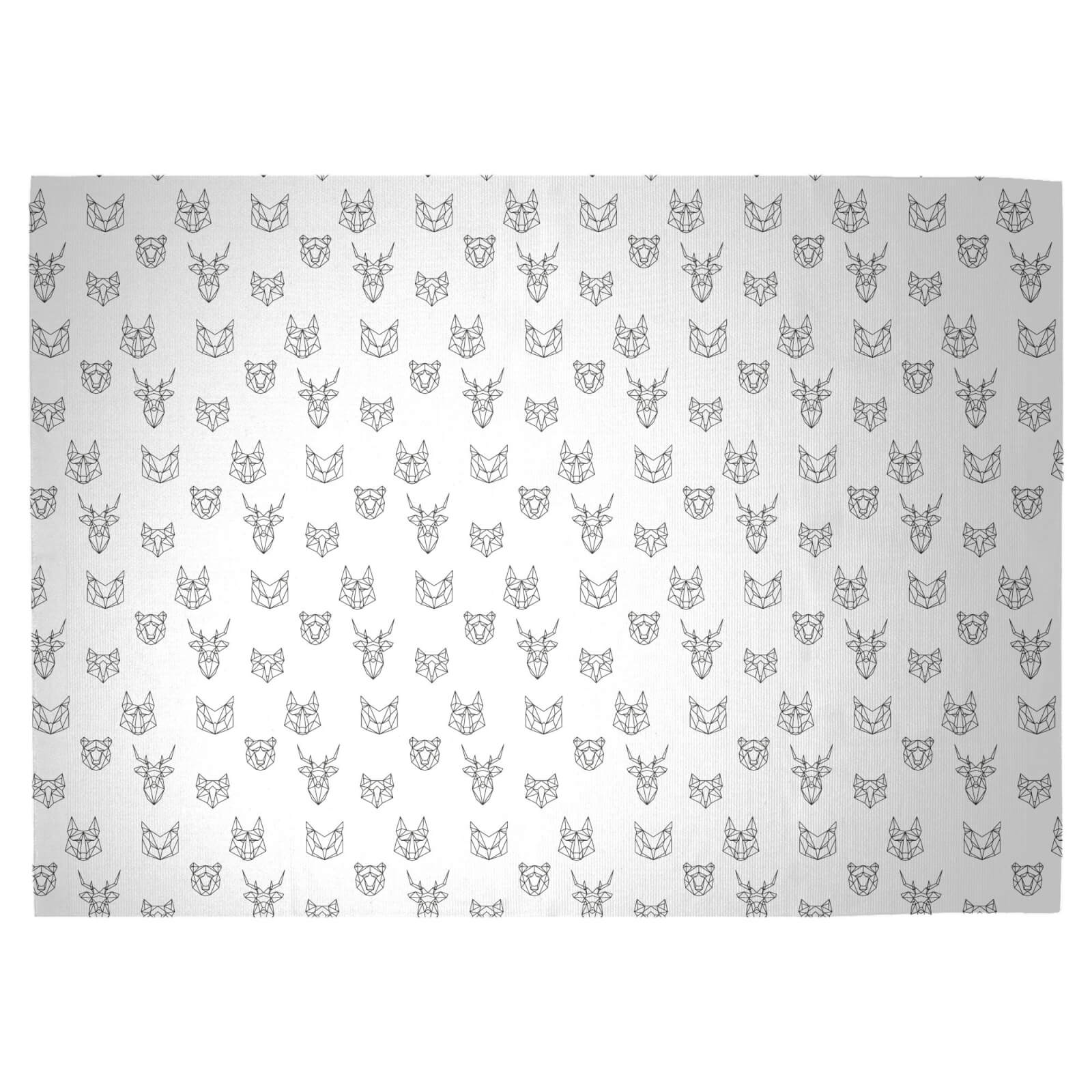 Animals Of The Day Forest Woven Rug - Large