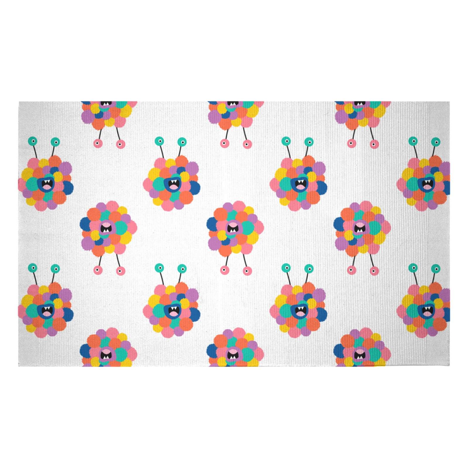 Fluffy Monster Woven Rug - Small