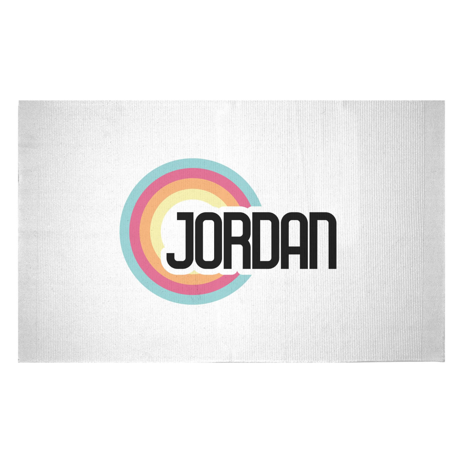 Jordan Rainbow Woven Rug - Small