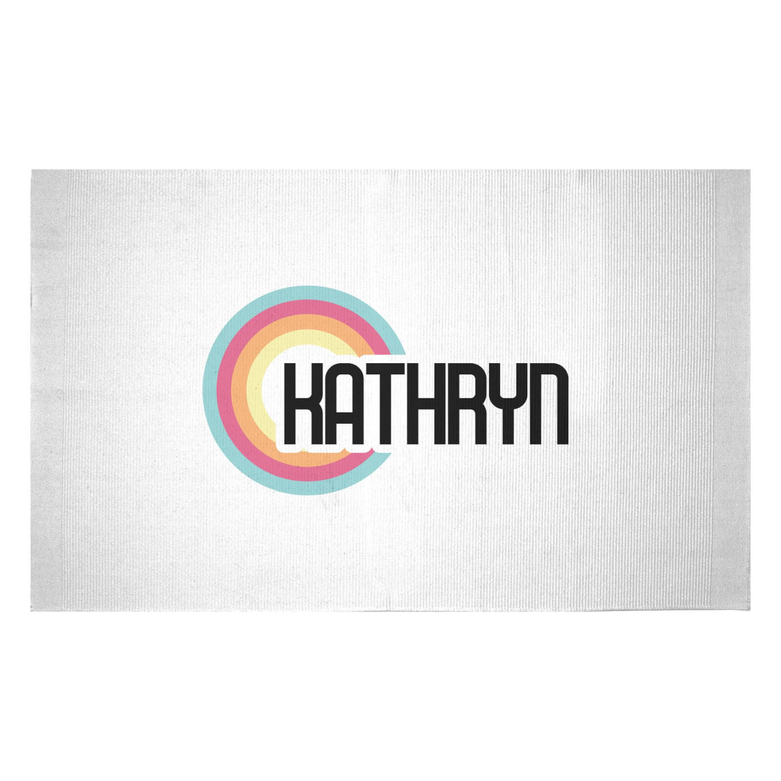 Kathryn Rainbow Woven Rug - Small