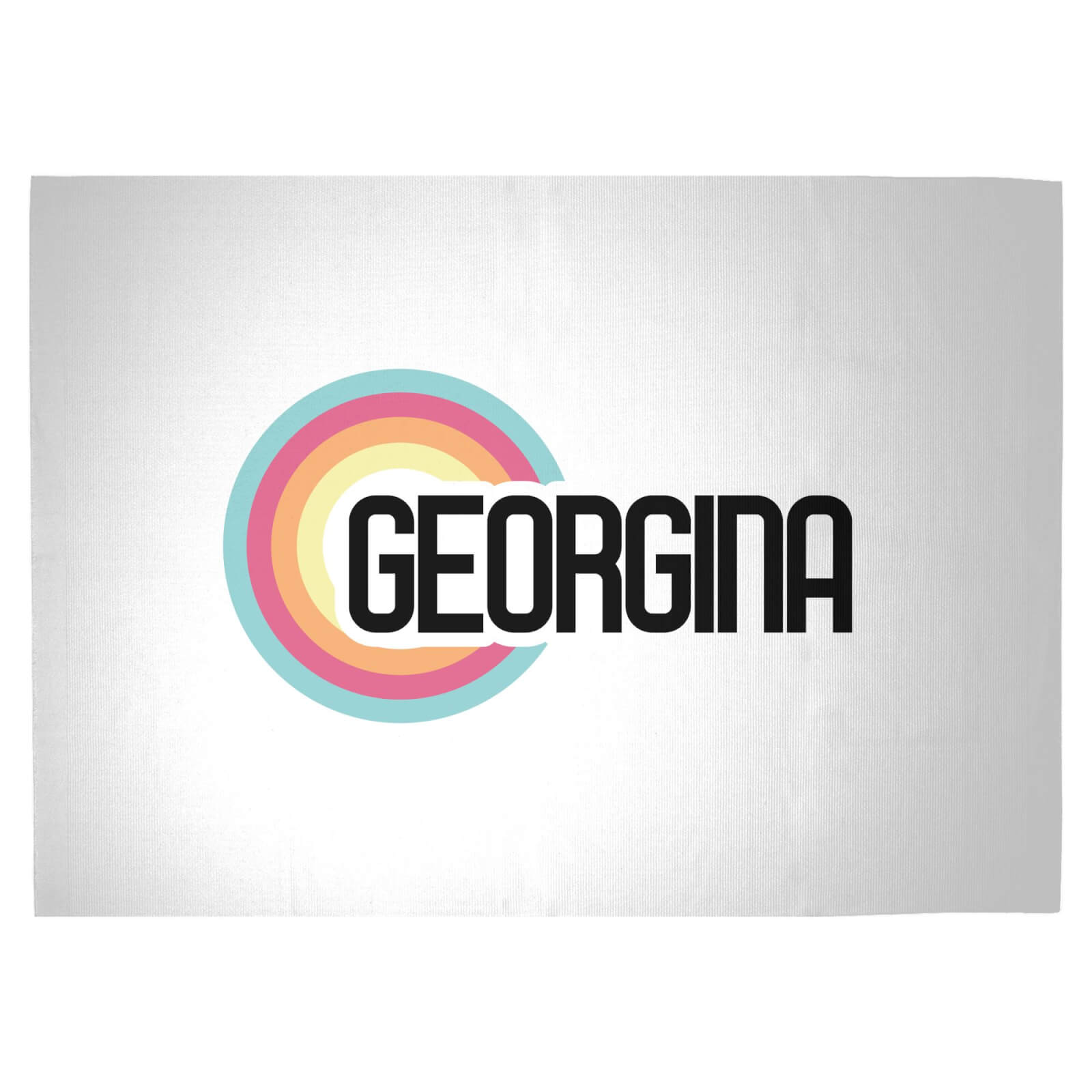 Georgina Rainbow Woven Rug - Large