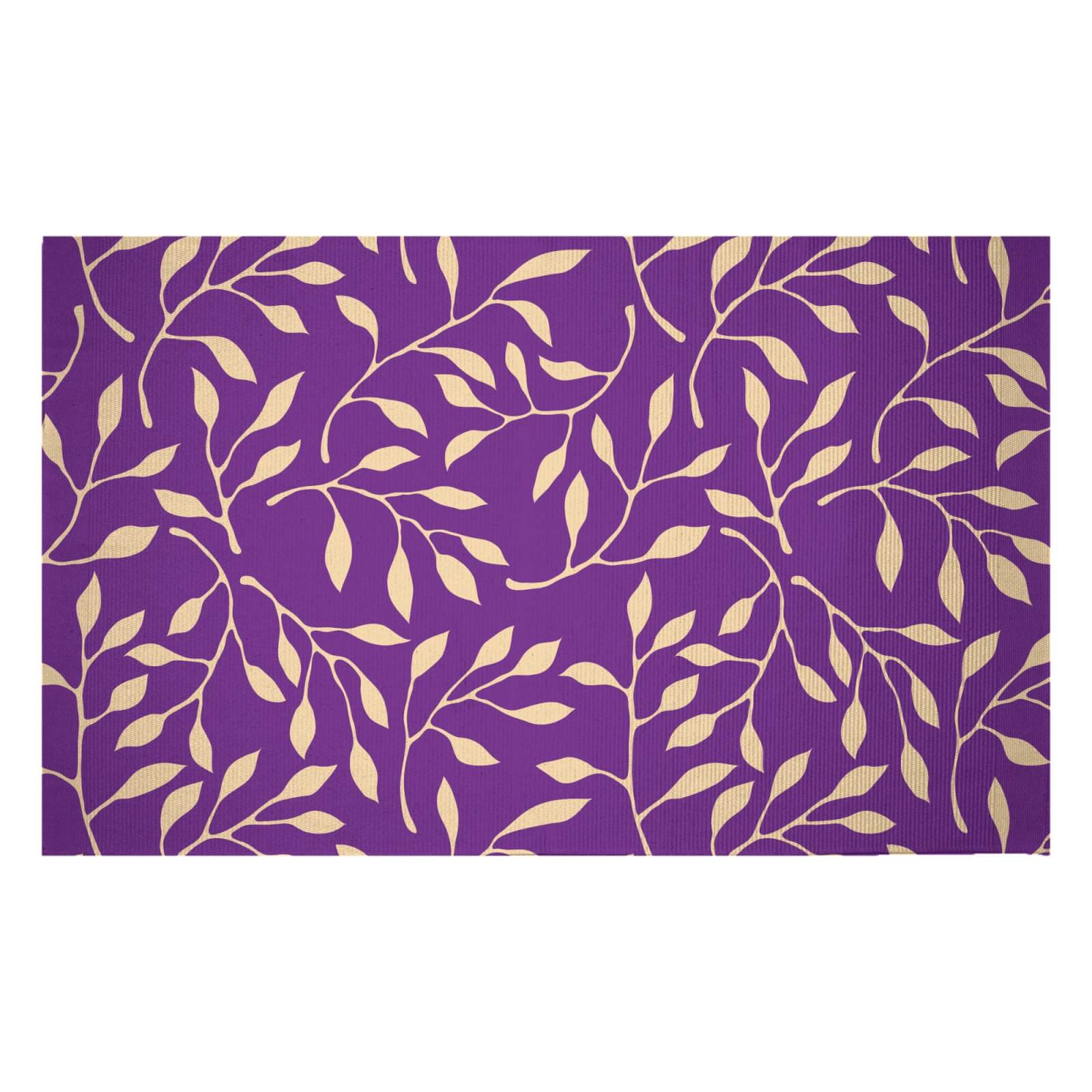 Scattered Branches Woven Rug - Small