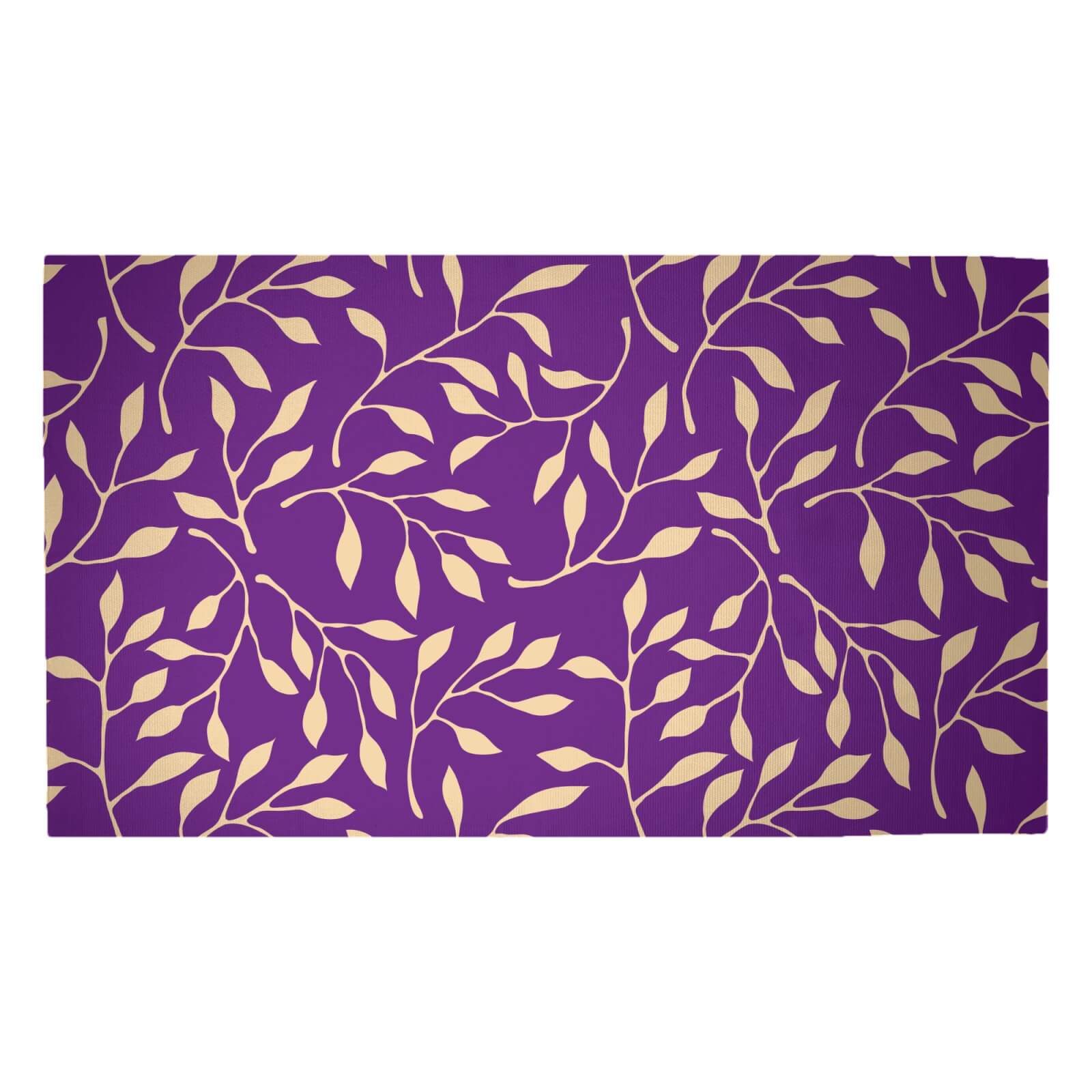 Scattered Branches Woven Rug - Medium