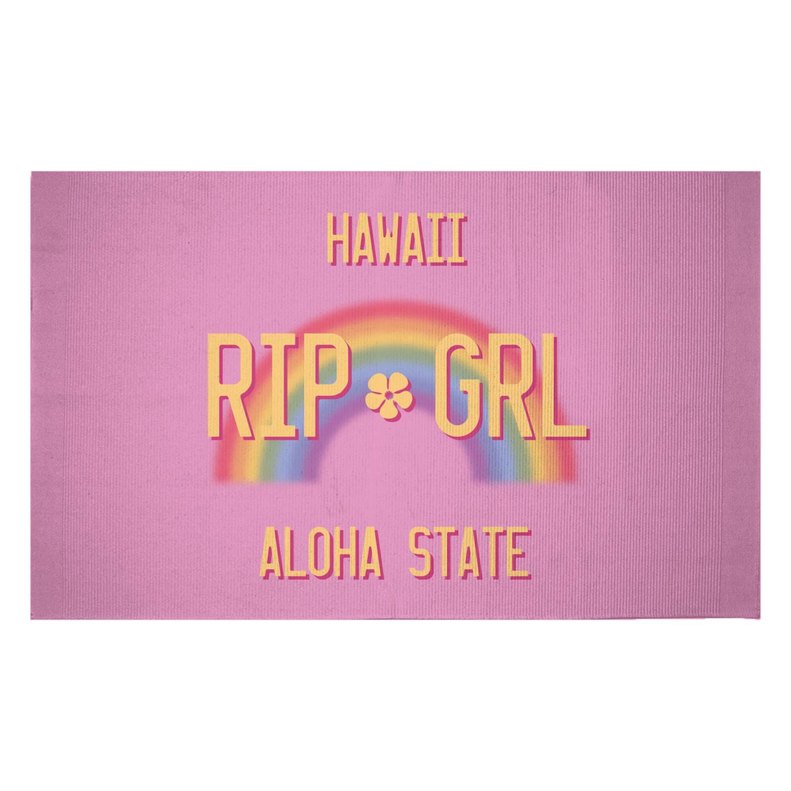 Rip Grl Woven Rug - Small