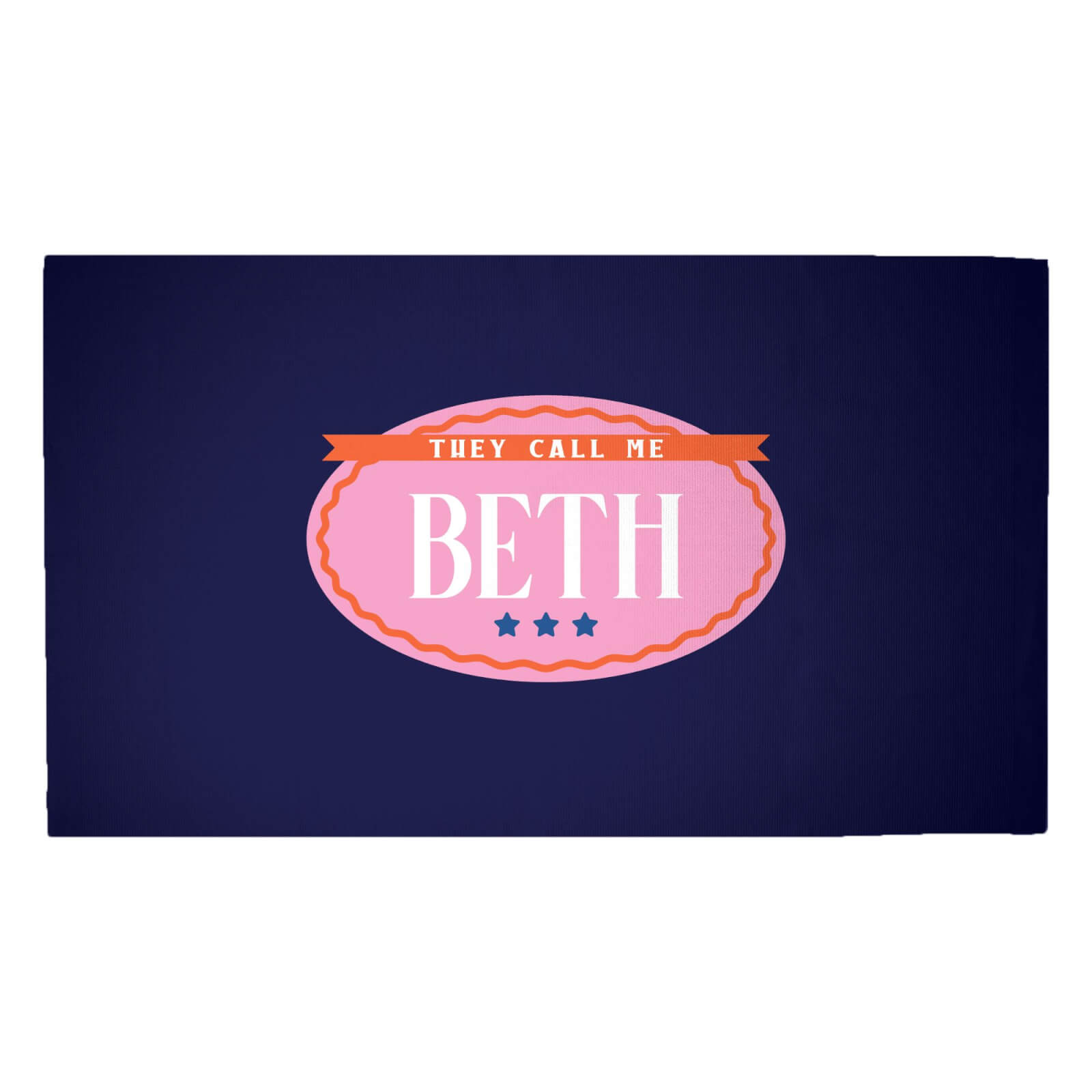 They Call Me Beth Woven Rug - Medium