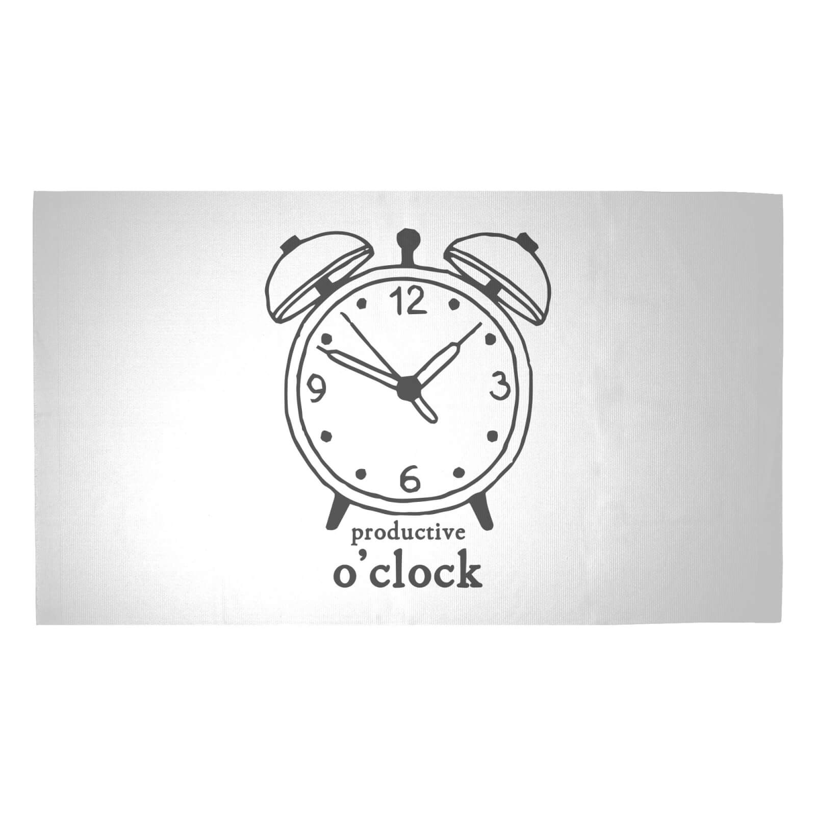 Productive O'Clock Woven Rug - Medium