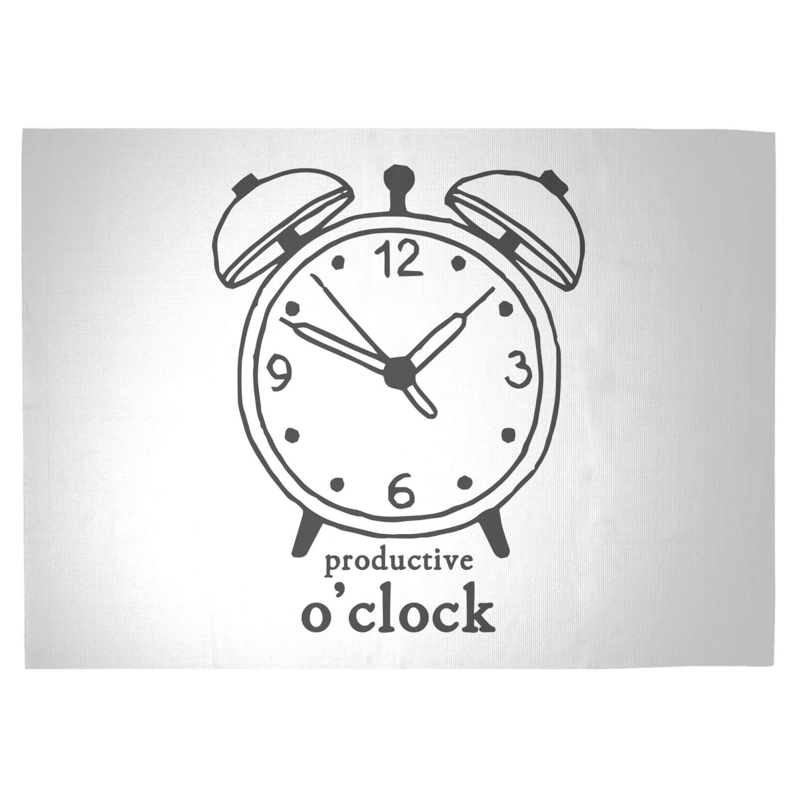 Productive O'Clock Woven Rug - Large