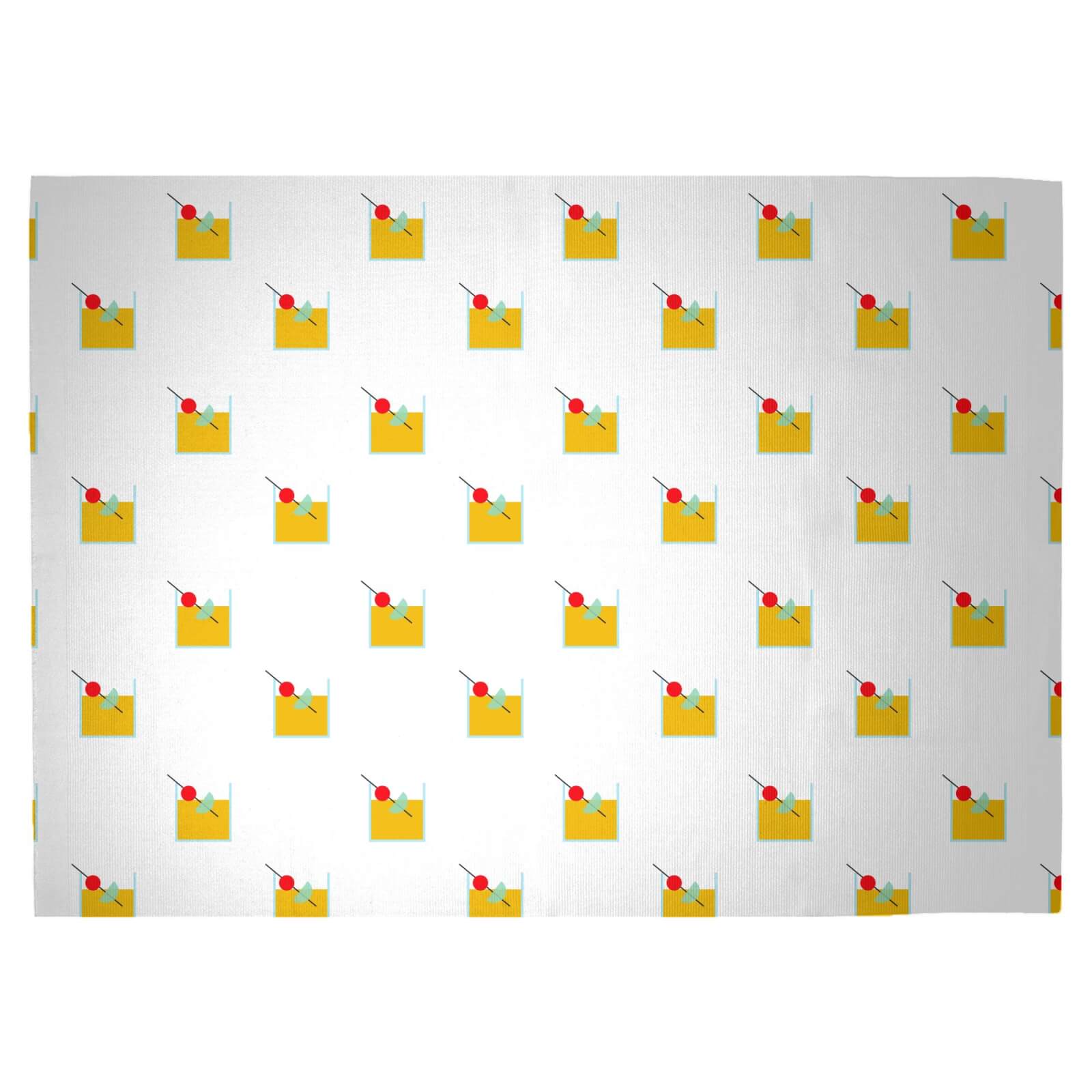 Whiskey Pattern Woven Rug - Large