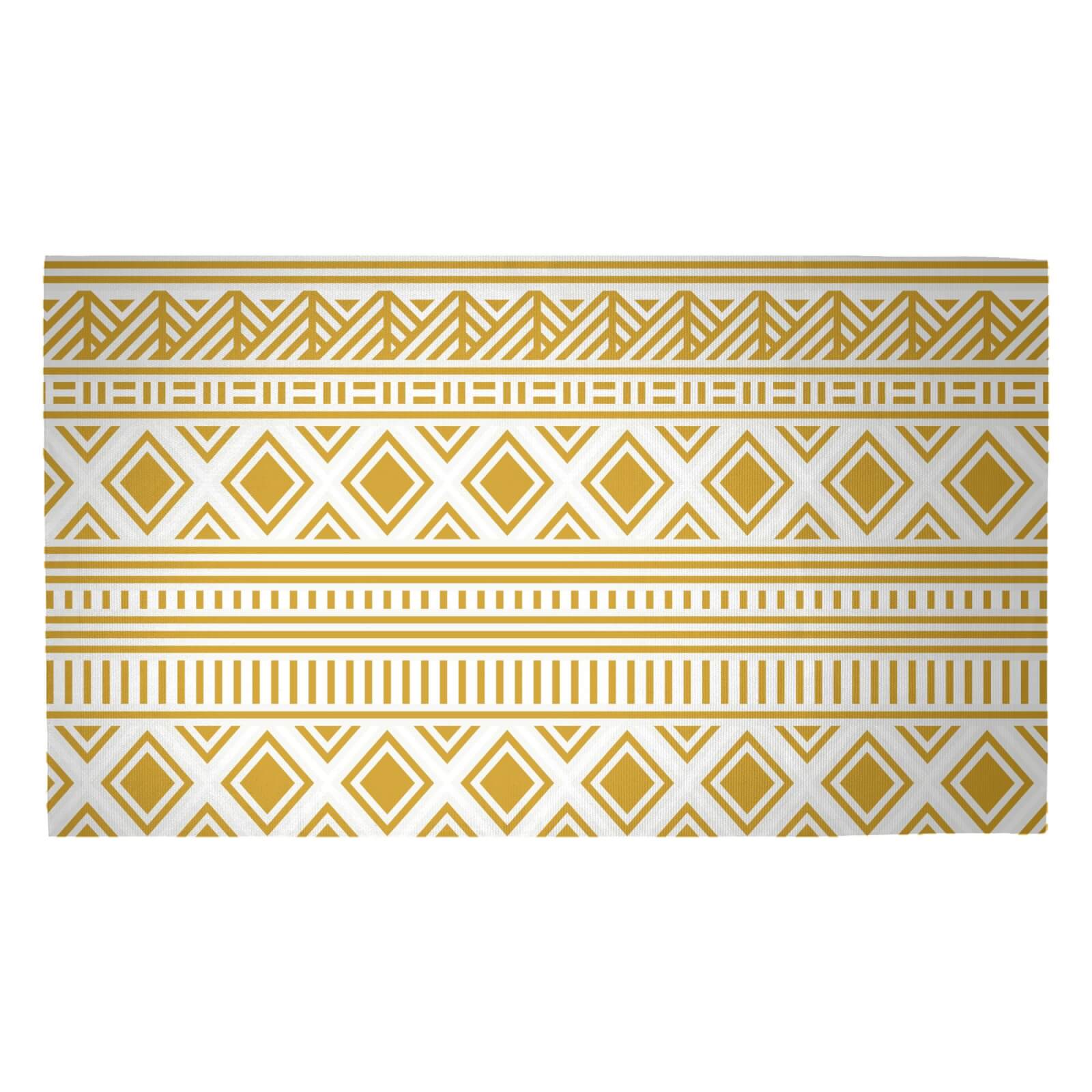 Aztec Lines Woven Rug - Medium