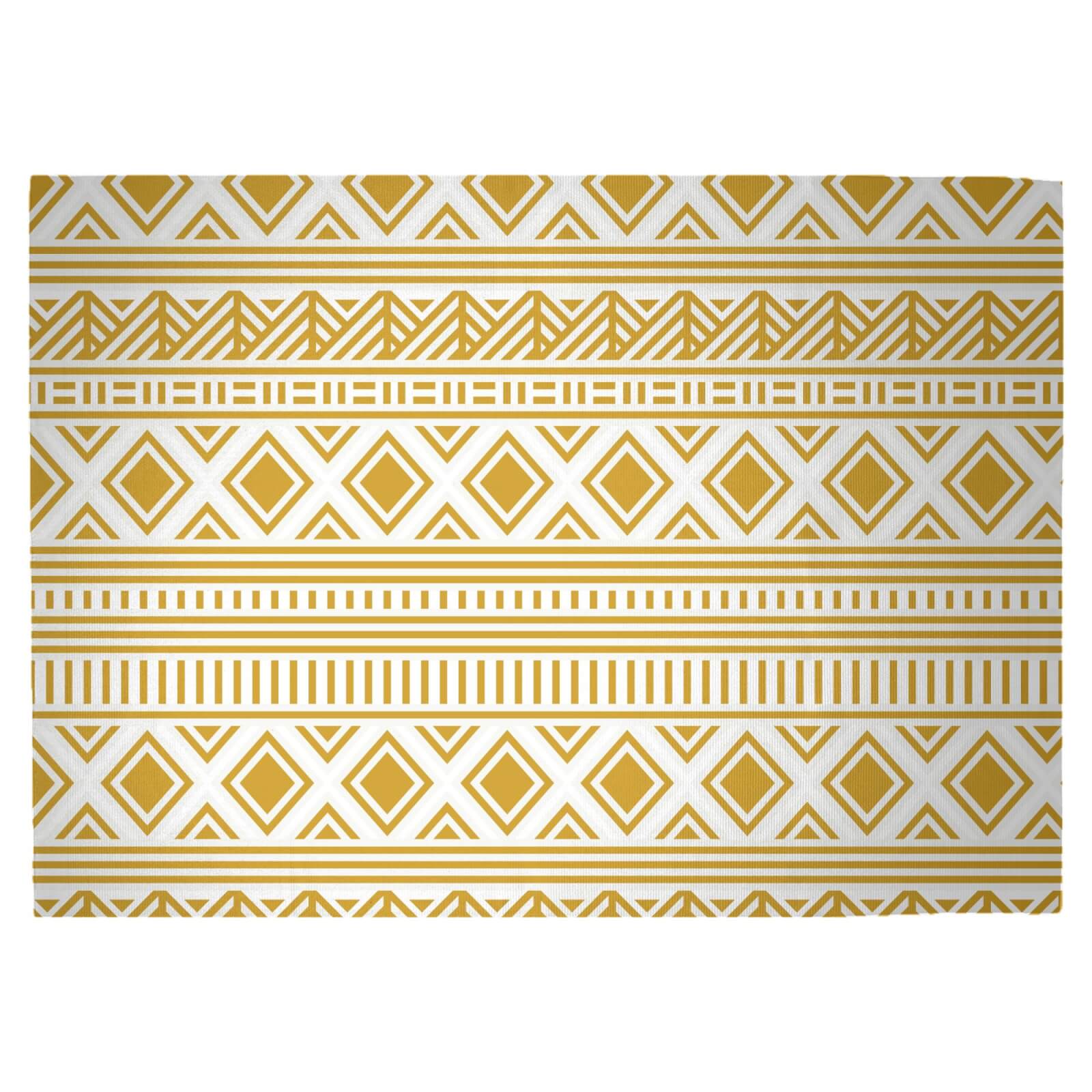 Aztec Lines Woven Rug - Large