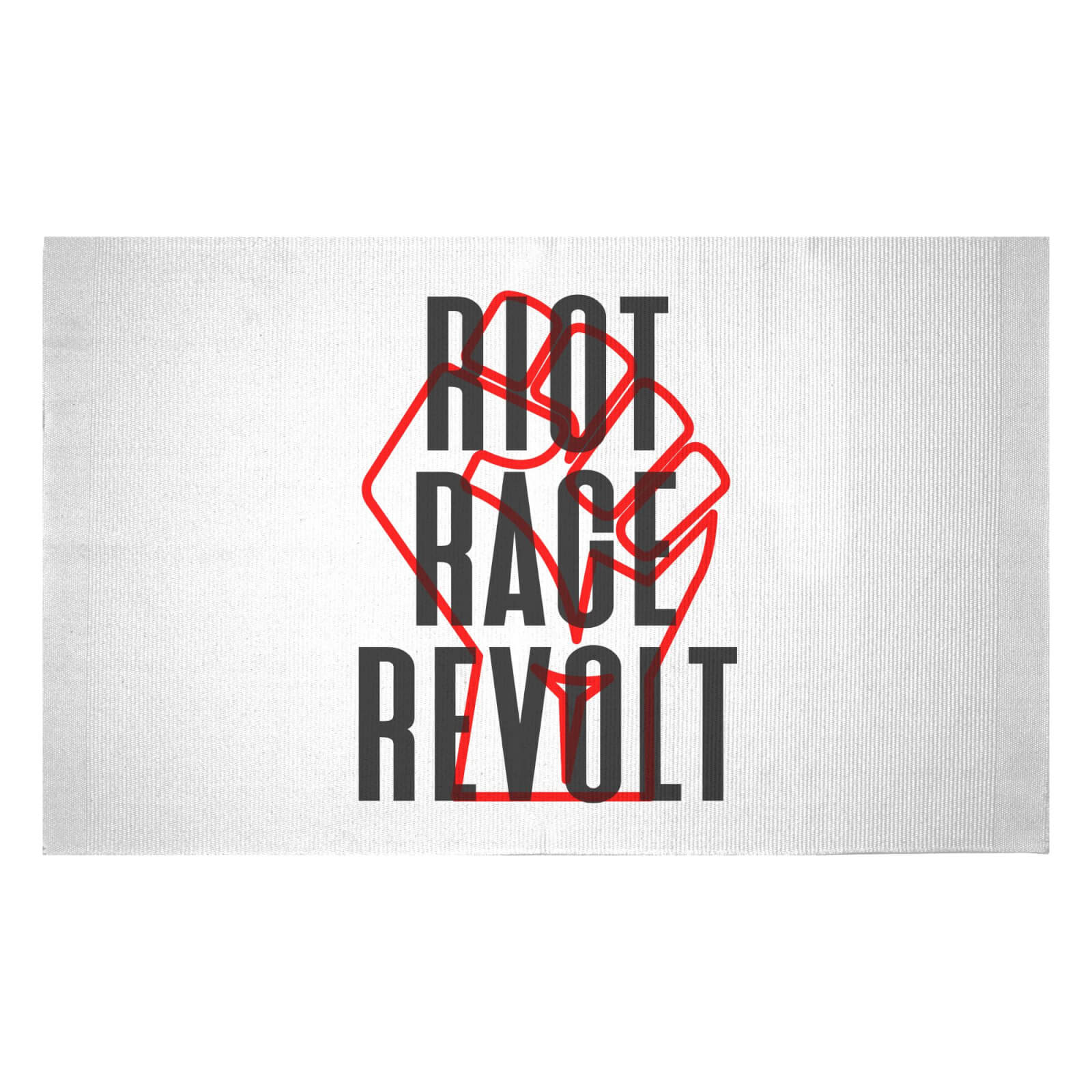 Riot Rage Revolt Woven Rug - Small