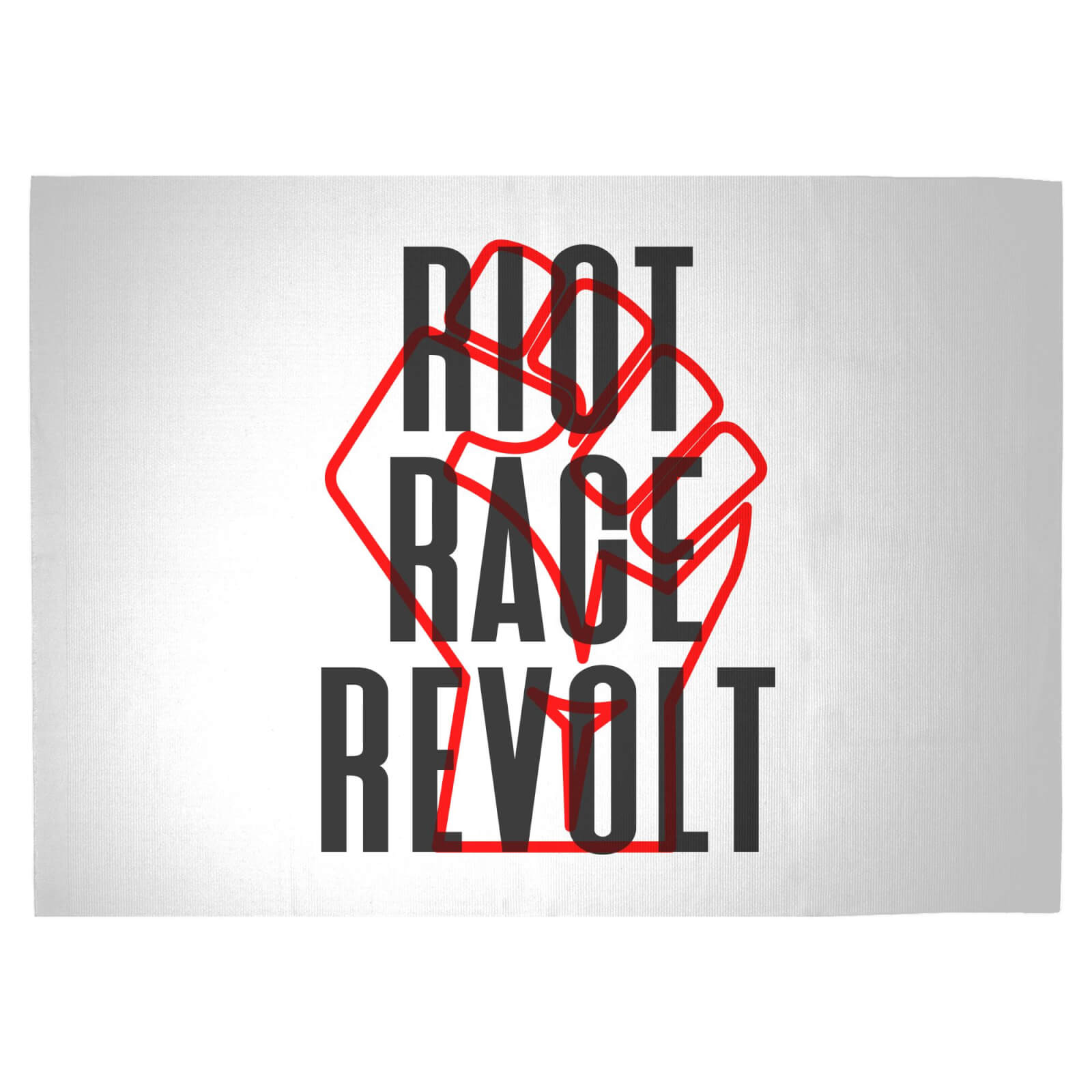 Riot Rage Revolt Woven Rug - Large
