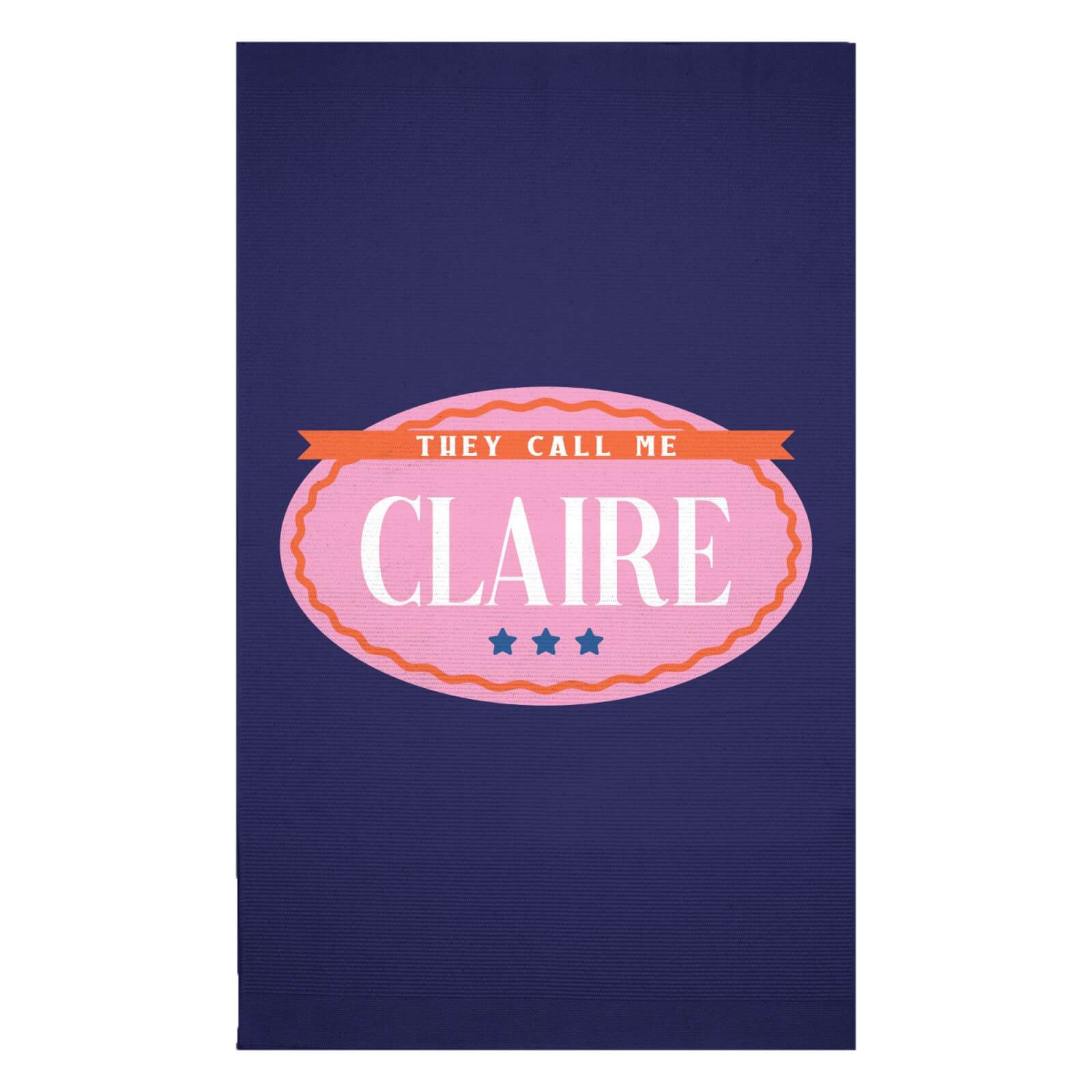 They Call Me Claire Woven Rug - Small