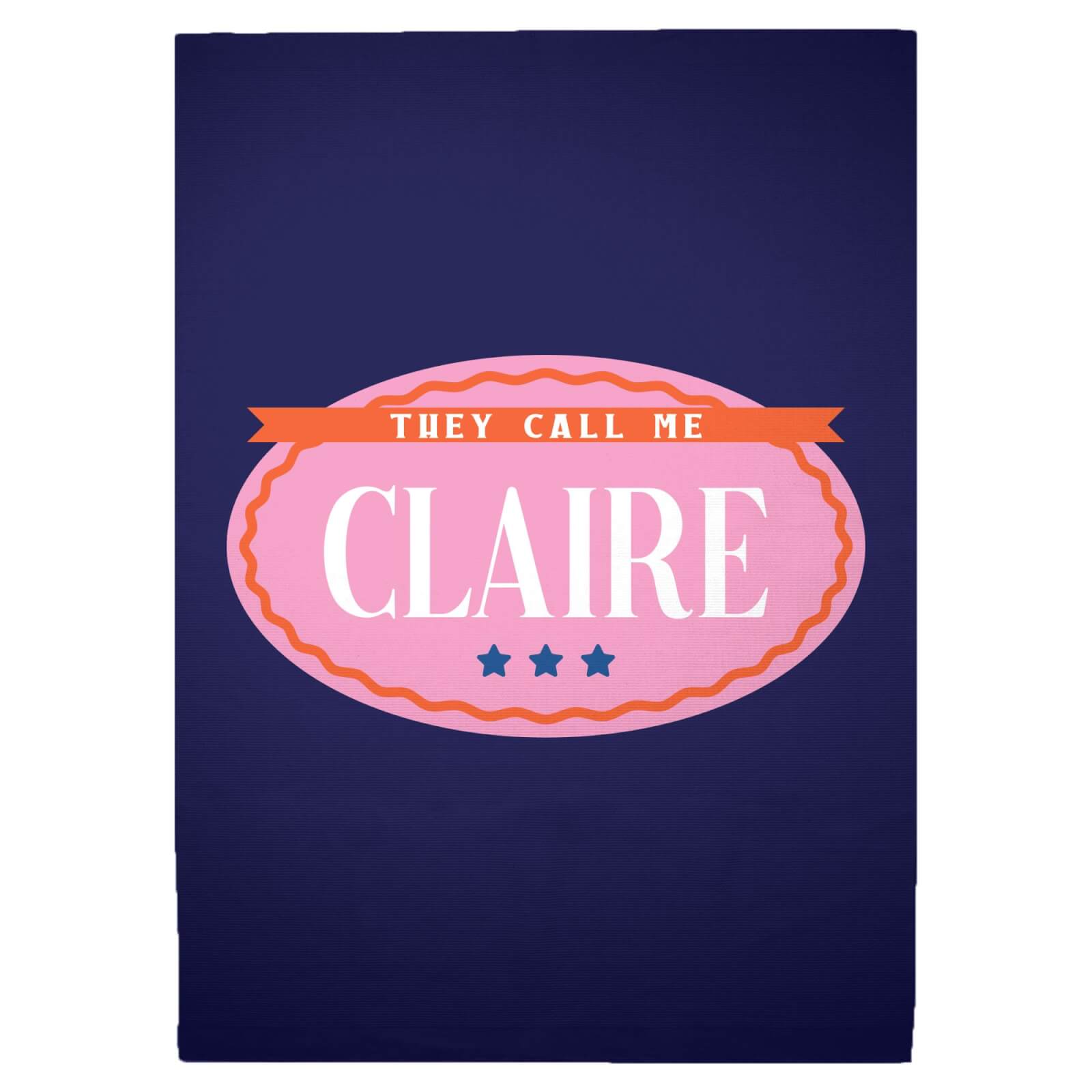 They Call Me Claire Woven Rug - Large