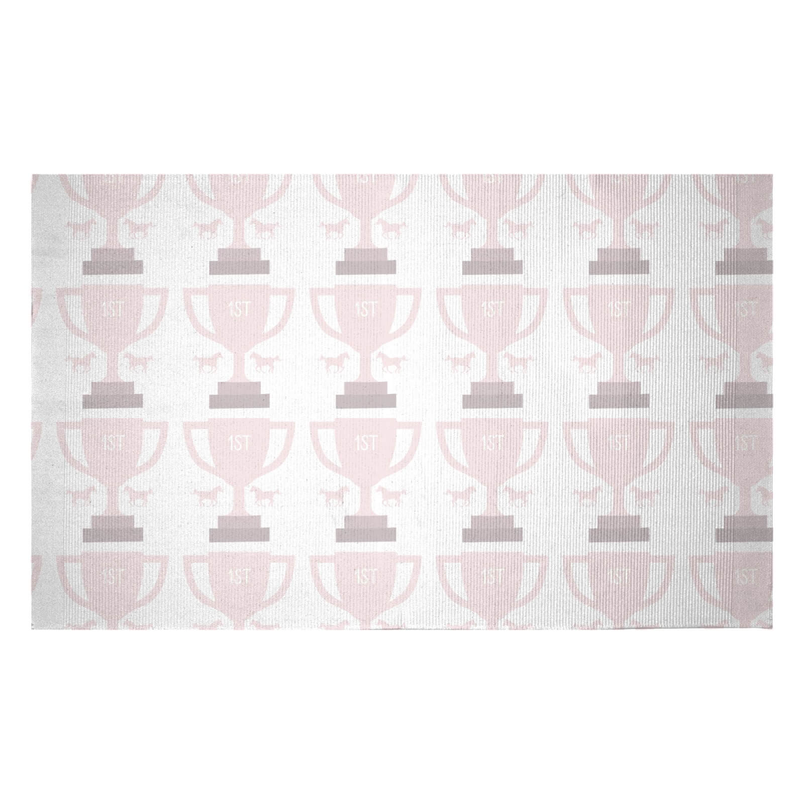 First Prize Pattern Woven Rug - Small