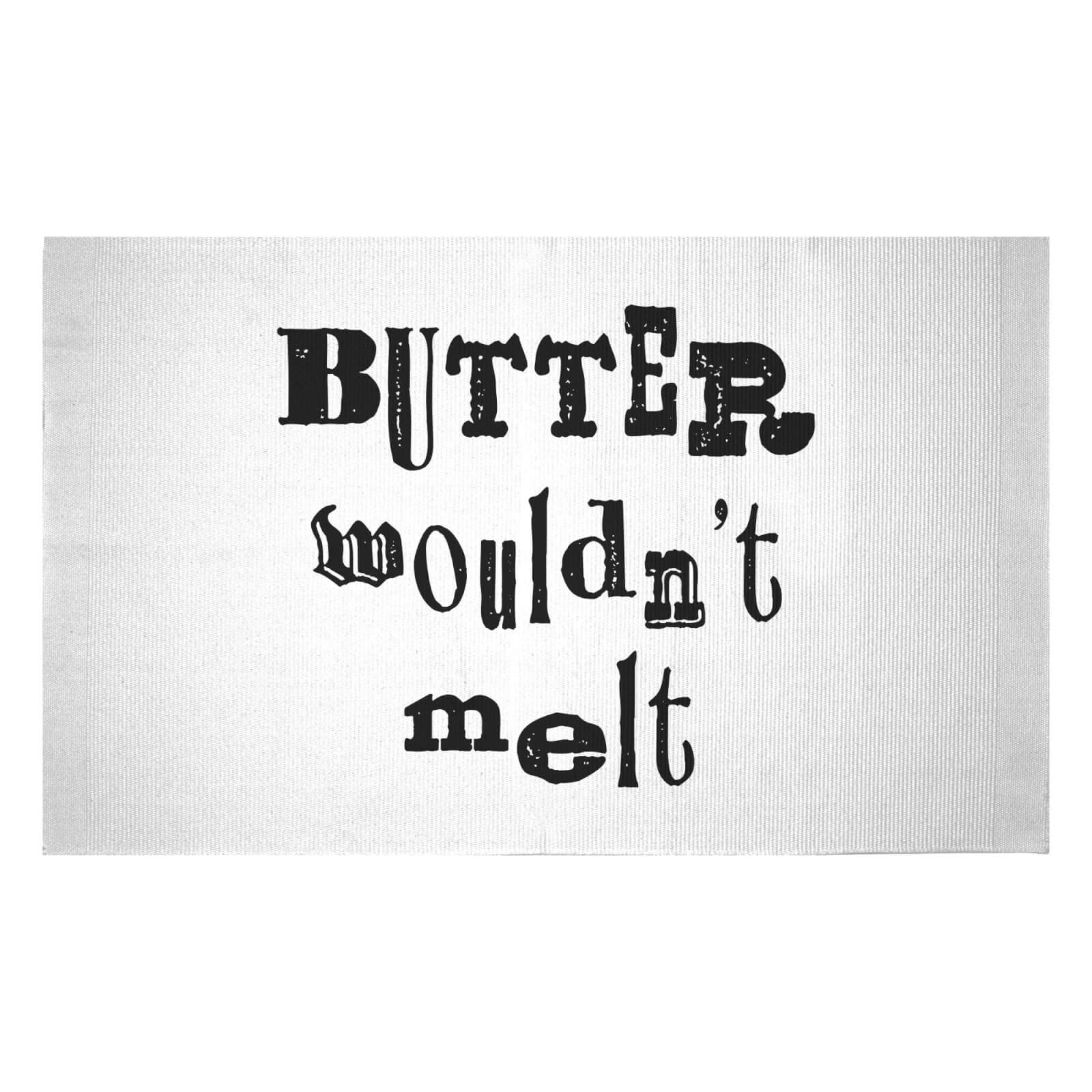 Butter Wouldn't Melt Woven Rug - Small
