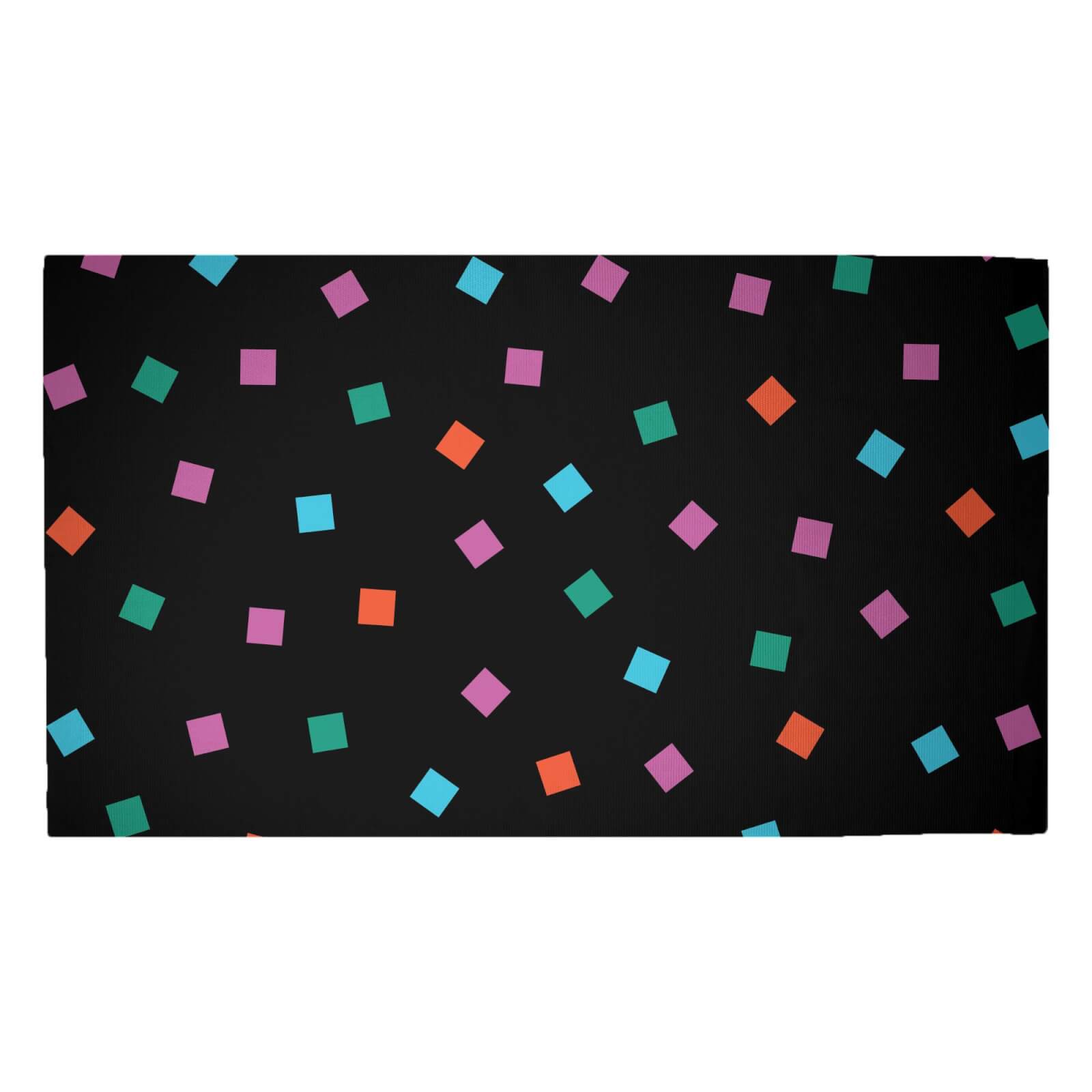 Rainbow Bold Blocks Woven Rug - Medium