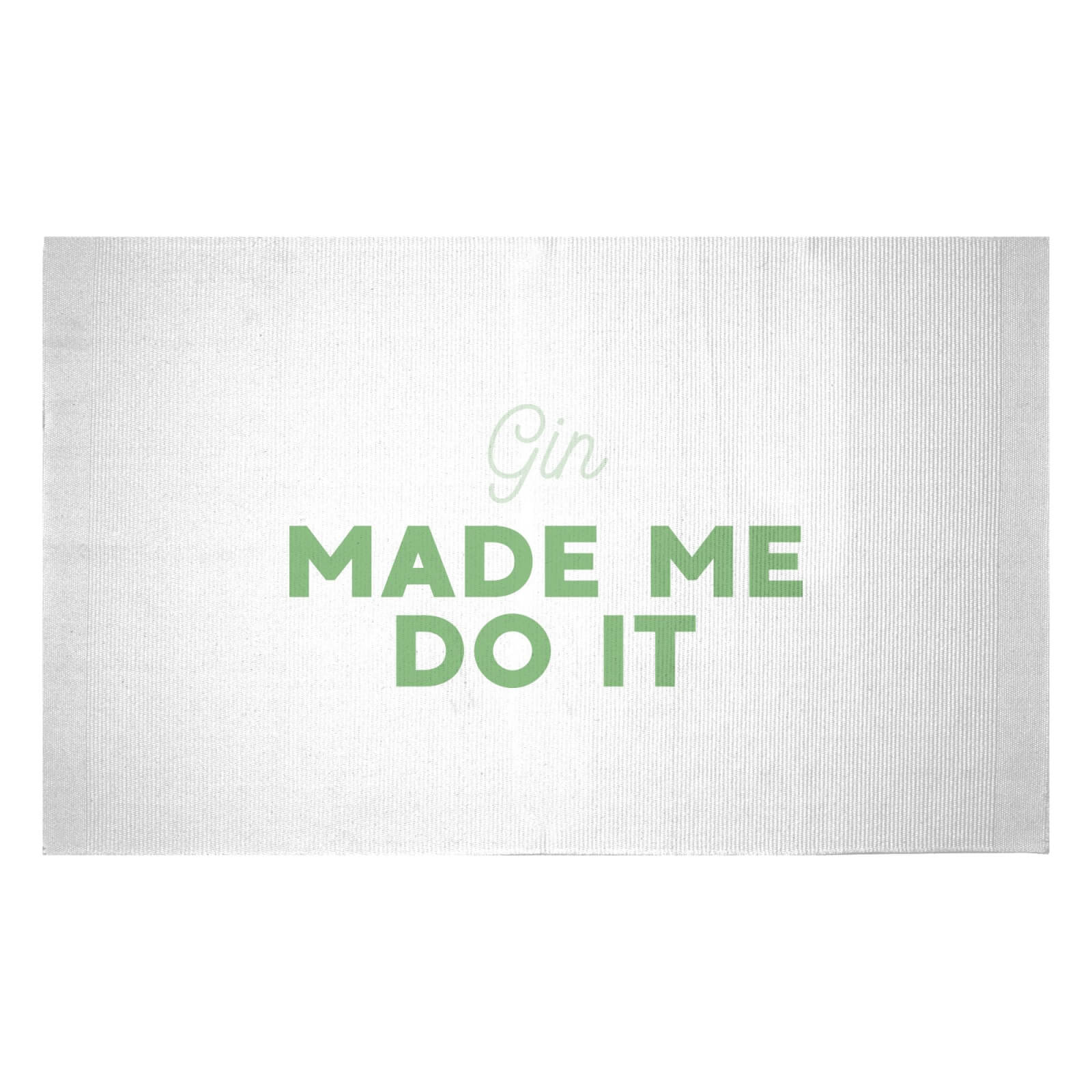 Gin Made Me Do It Woven Rug - Small