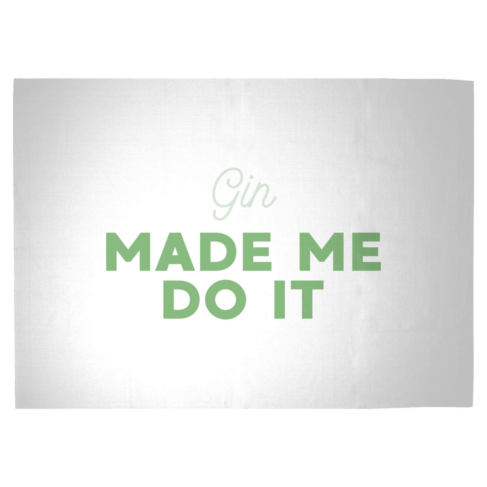 Gin Made Me Do It Woven Rug - Large