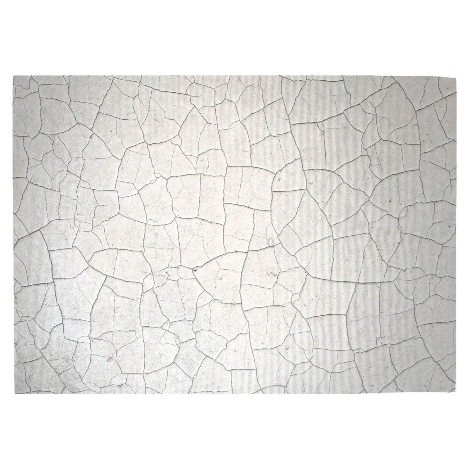 Cracked Texture Woven Rug - Large