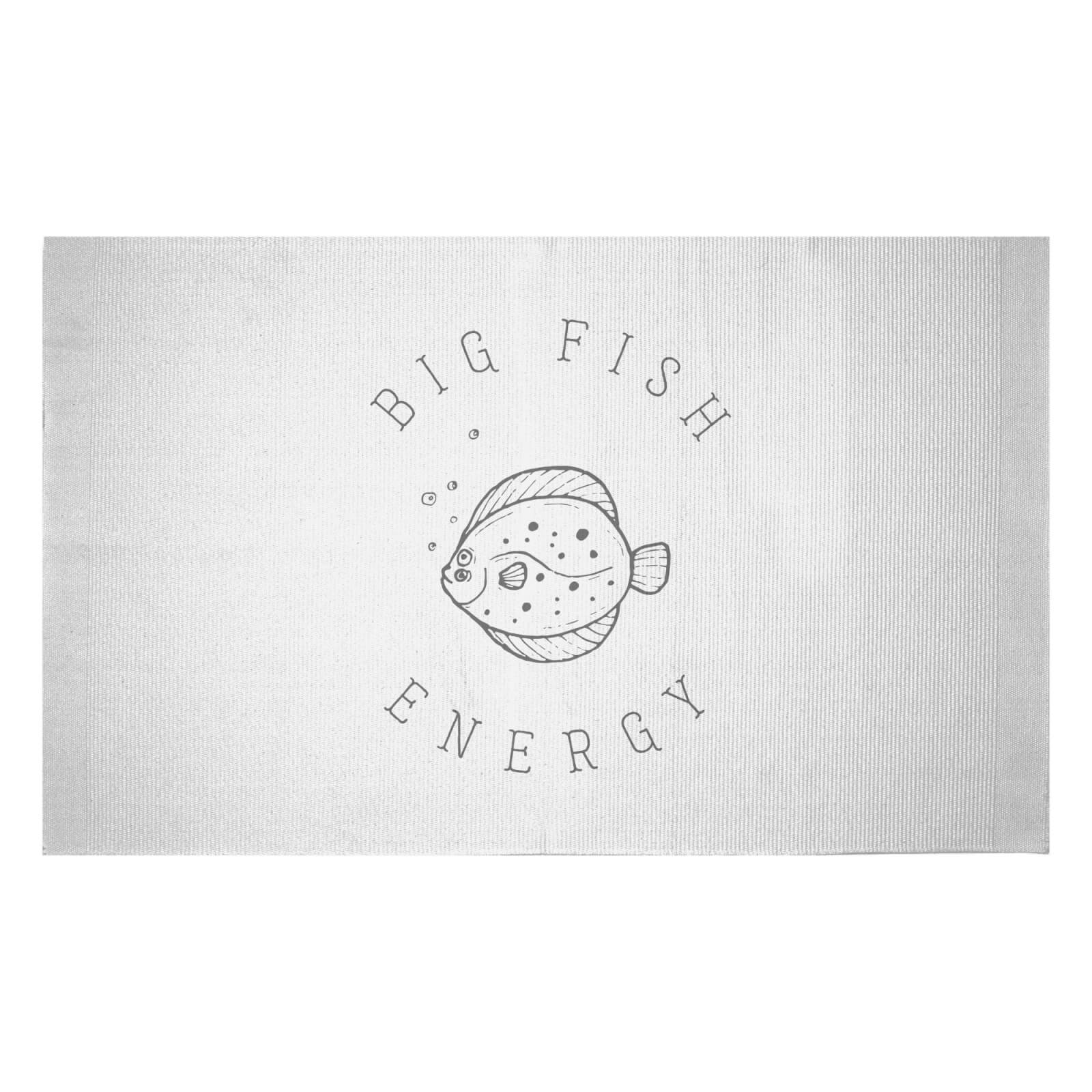 Big Fish Energy Woven Rug - Small